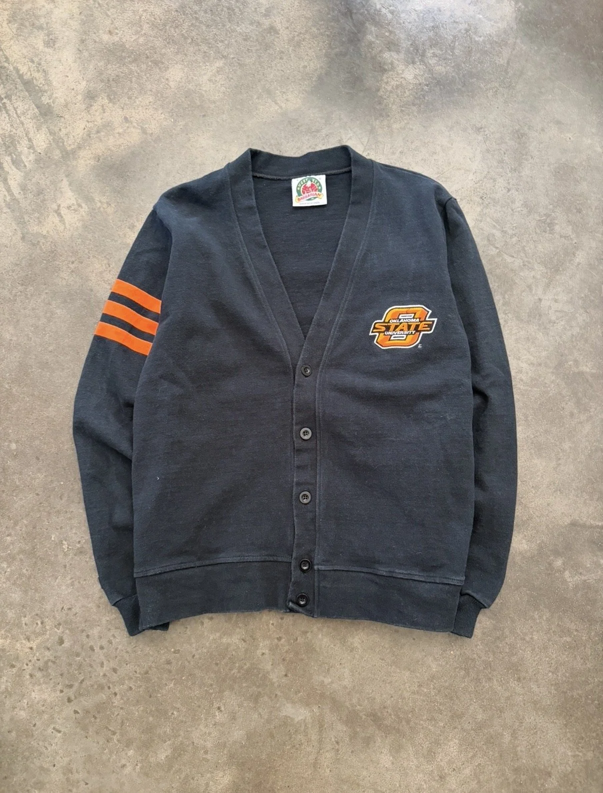 138. 00S BLACK OSU CARDIGAN SWEATER