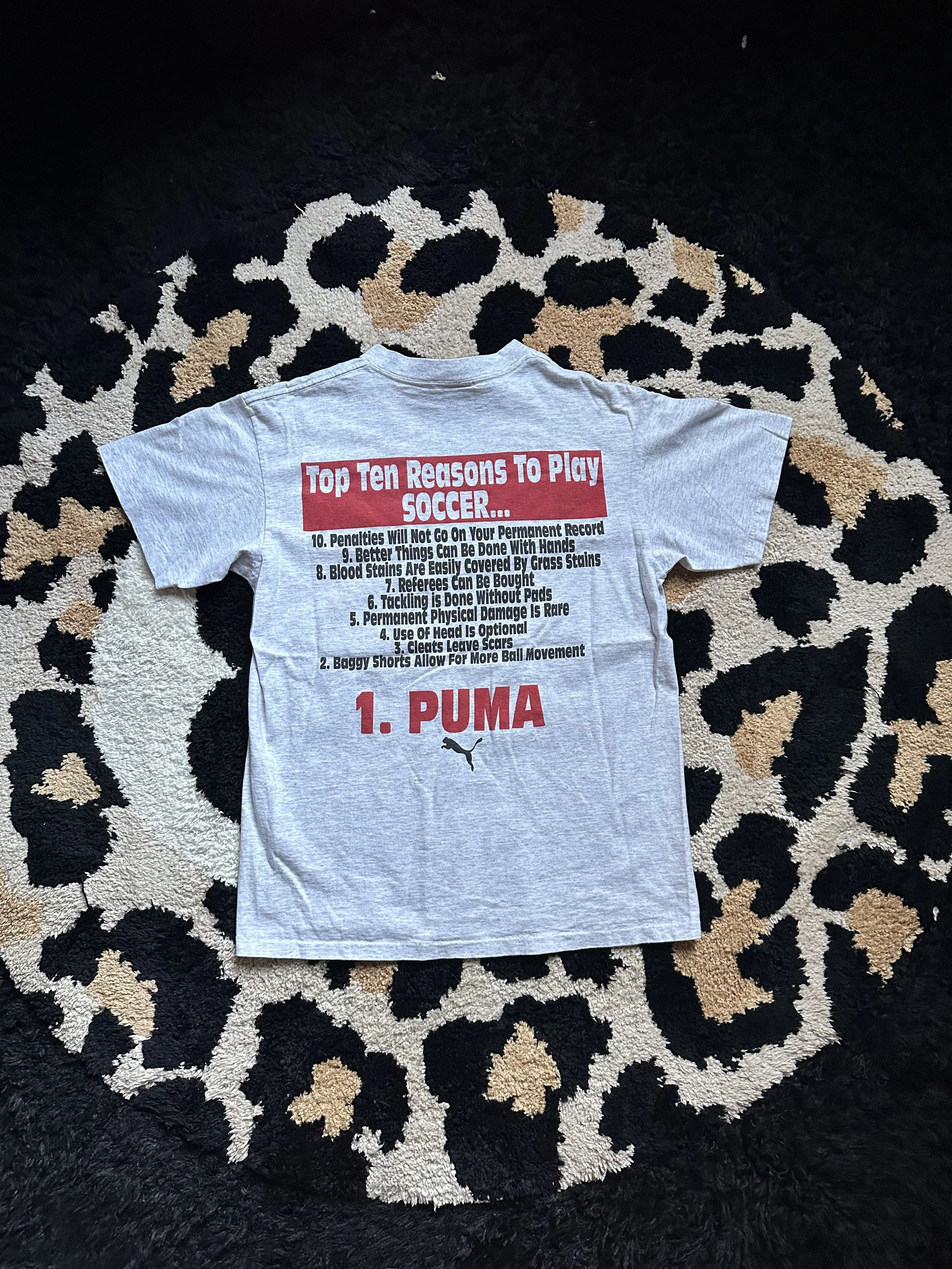 VIntage 80's PUMA 10 Reasons Soccer Sportswear Tee (1).jpeg