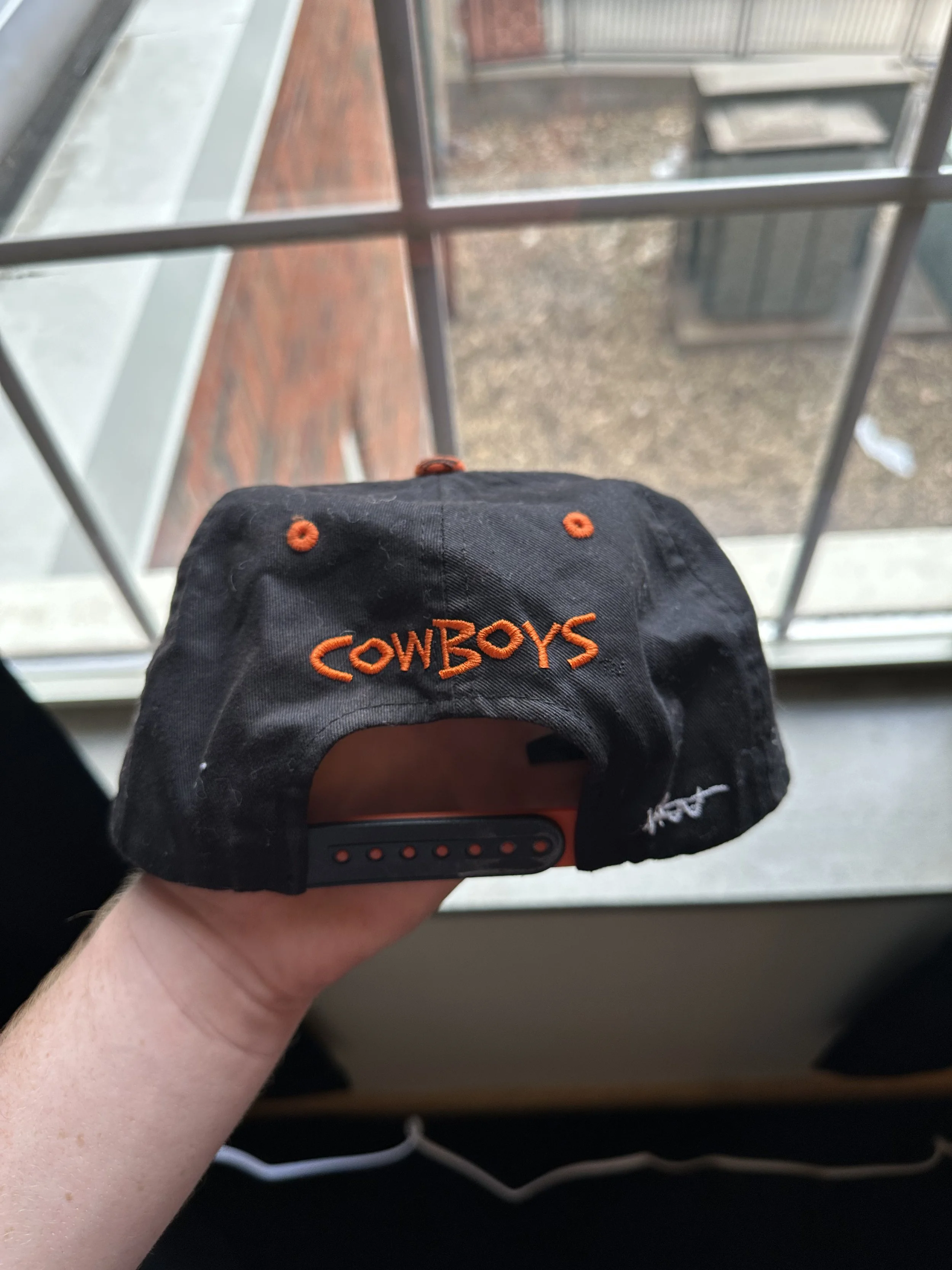 Oklahoma State Cowboys Zephyr Zig Zag Snapback (Unknown Signatures) (2).jpeg