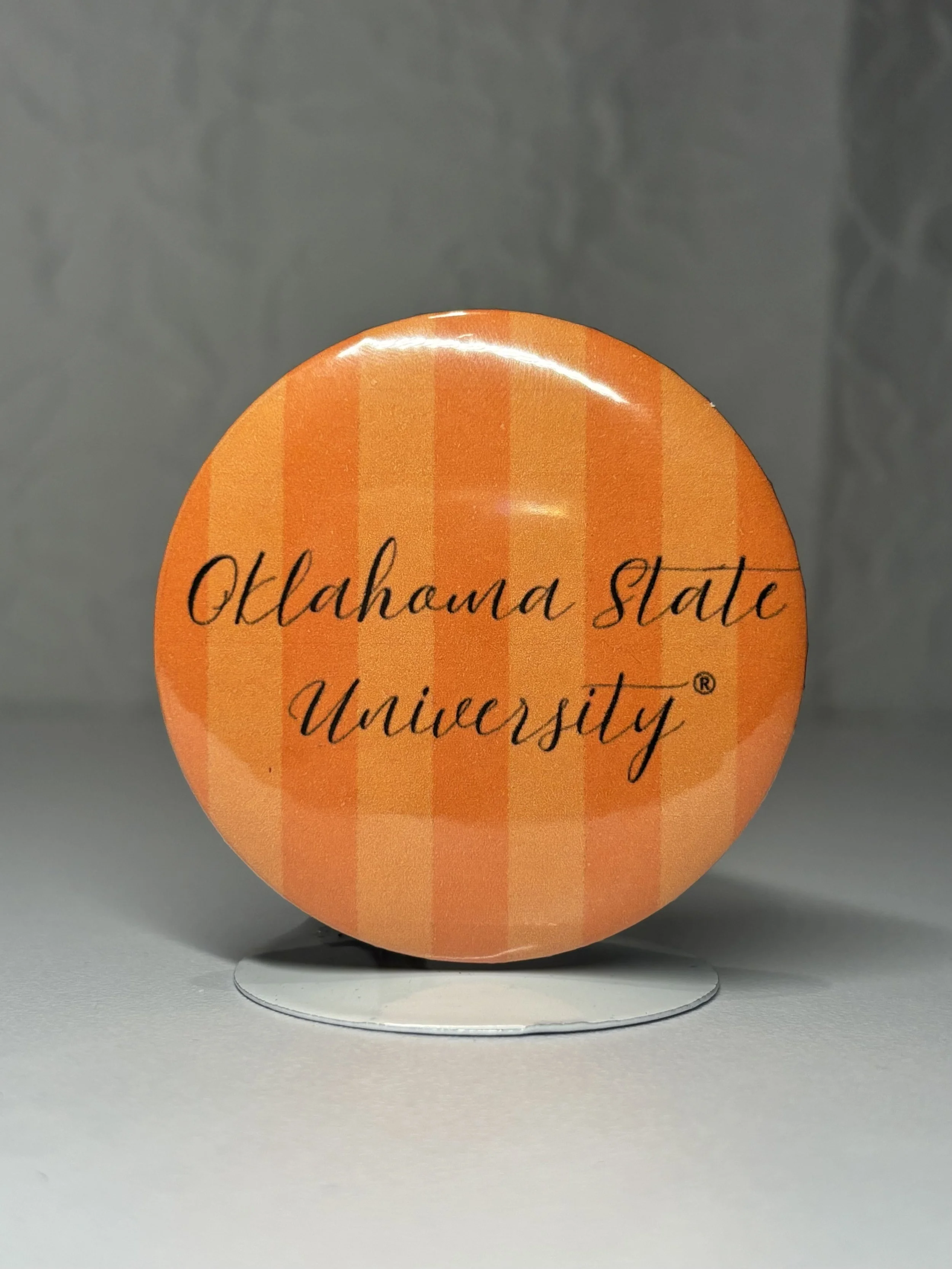 OSU STRIPED CURSIVE PIN