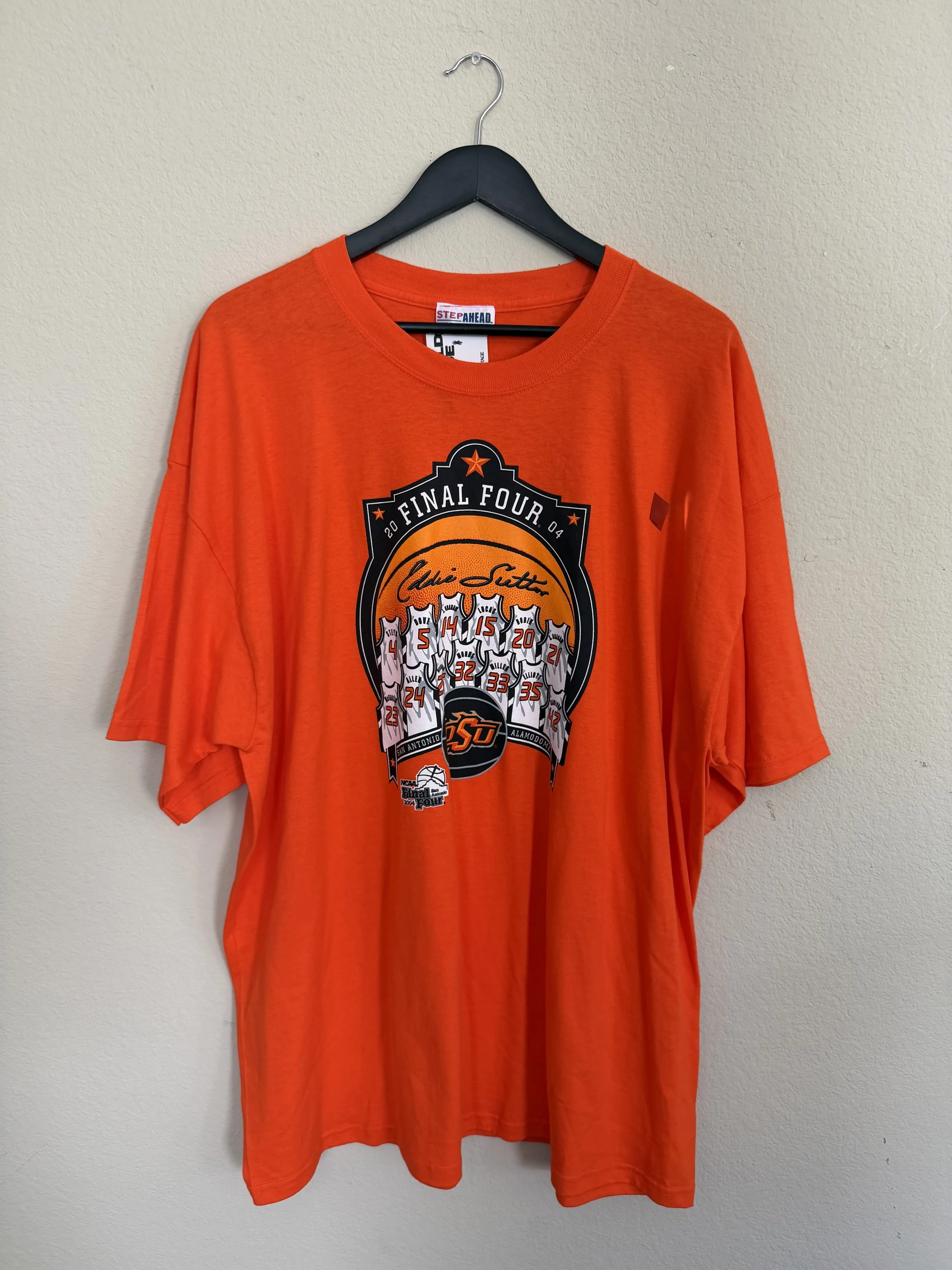 247. Orange Step Ahead 2004 Final Four Jerseys T-Shirt DS