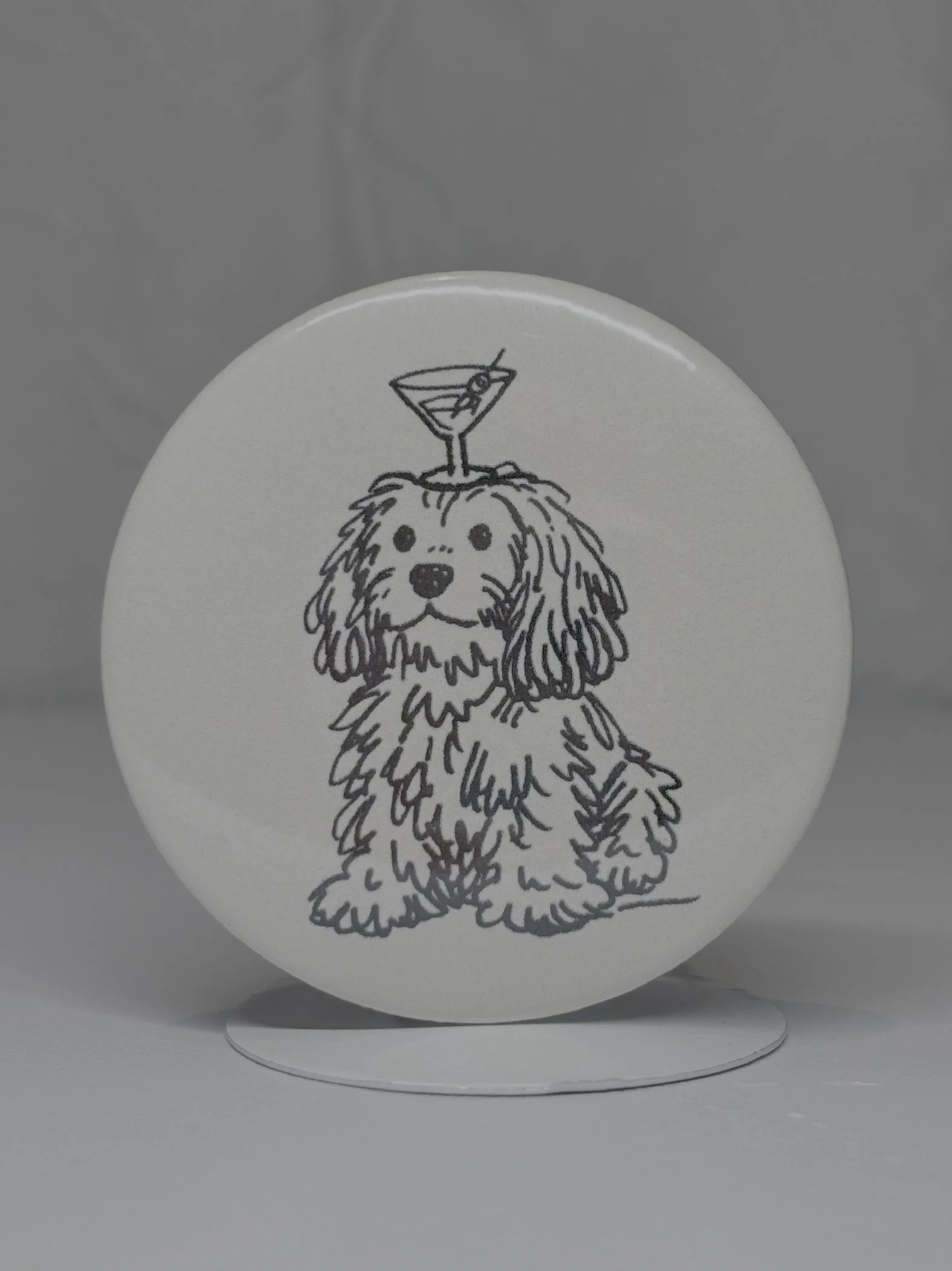 PUPPY MARTINI PIN