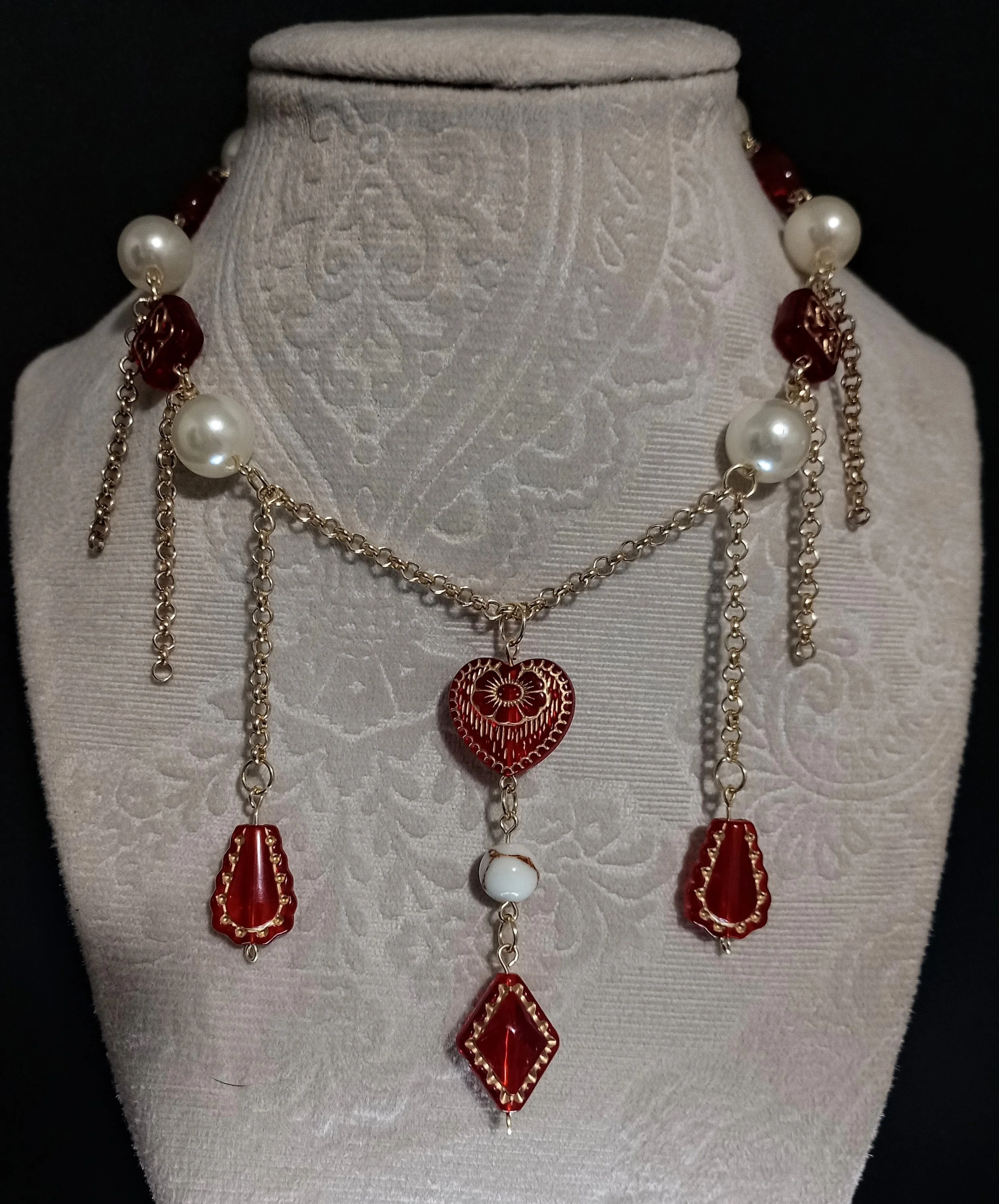 "RUBY GOLD" NECKLACE