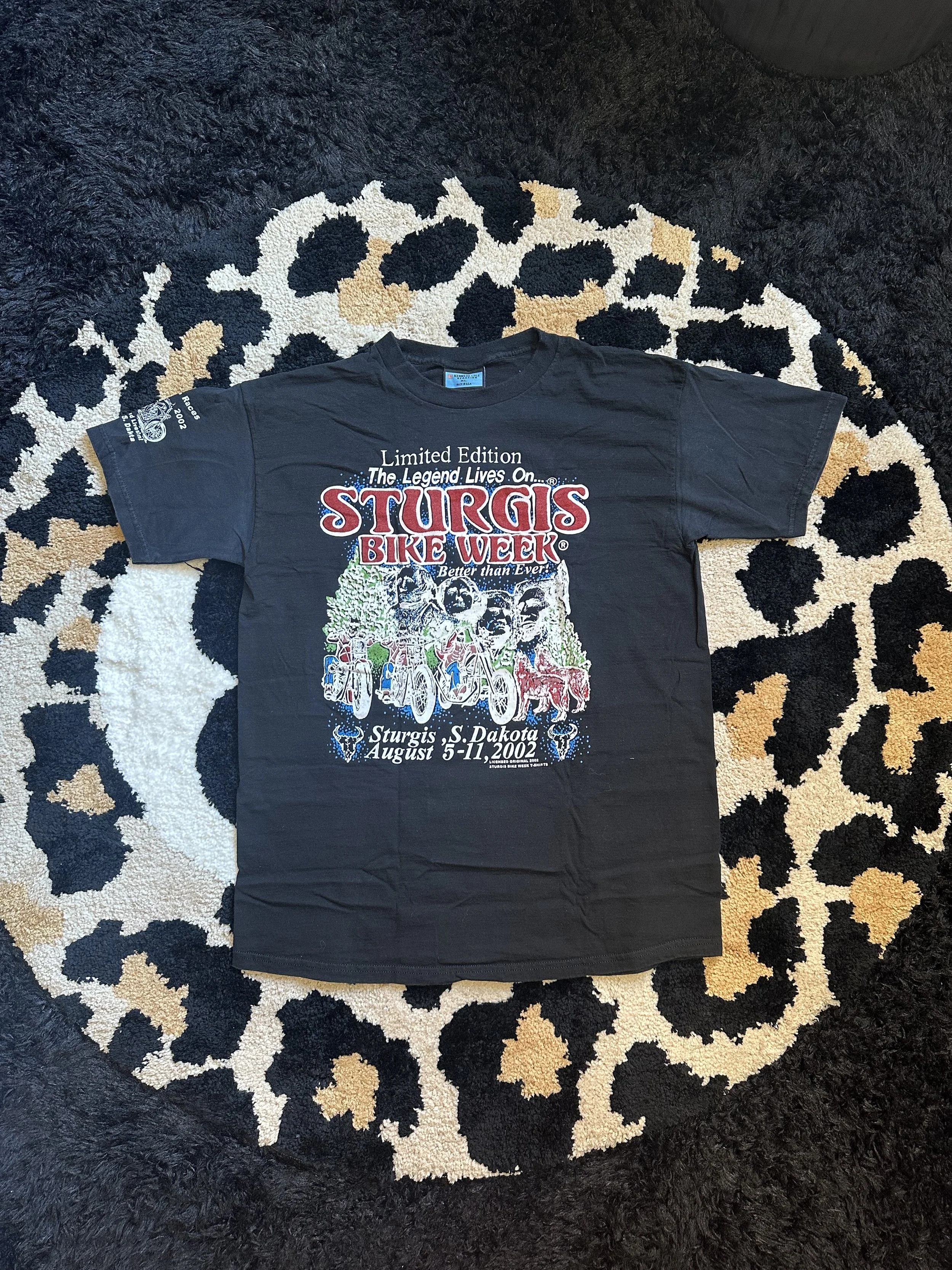 2002 STURGIS 62 ANNUAL BIKE WEEK TEE