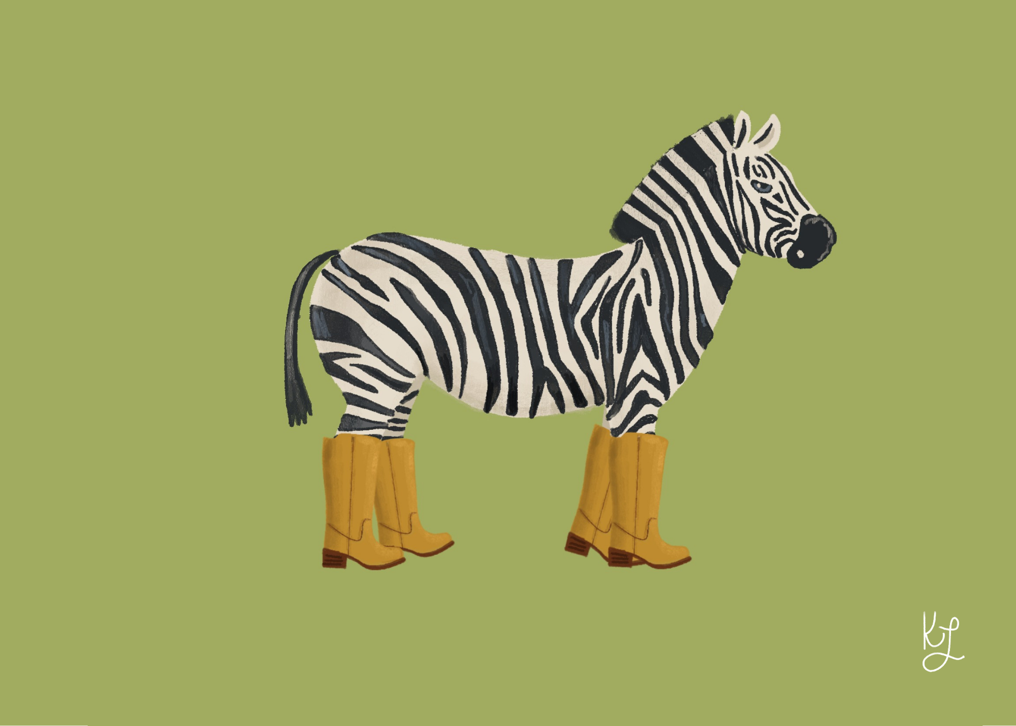 HAPPY FEET COLLECTION: ZEBRA PRINT