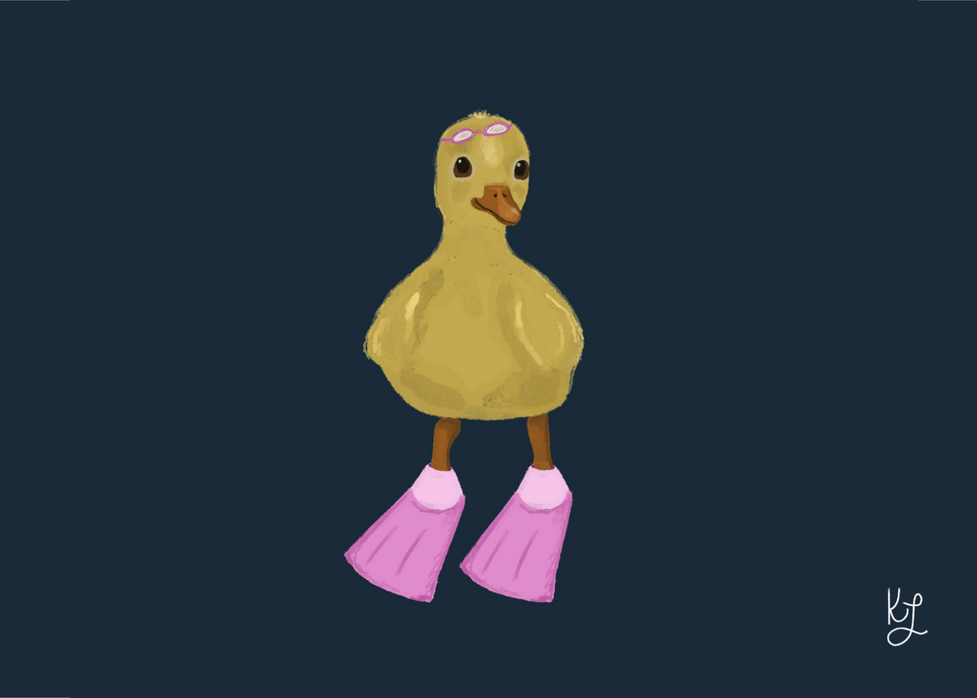 HAPPY FEET COLLECTION: DUCKLING PRINT