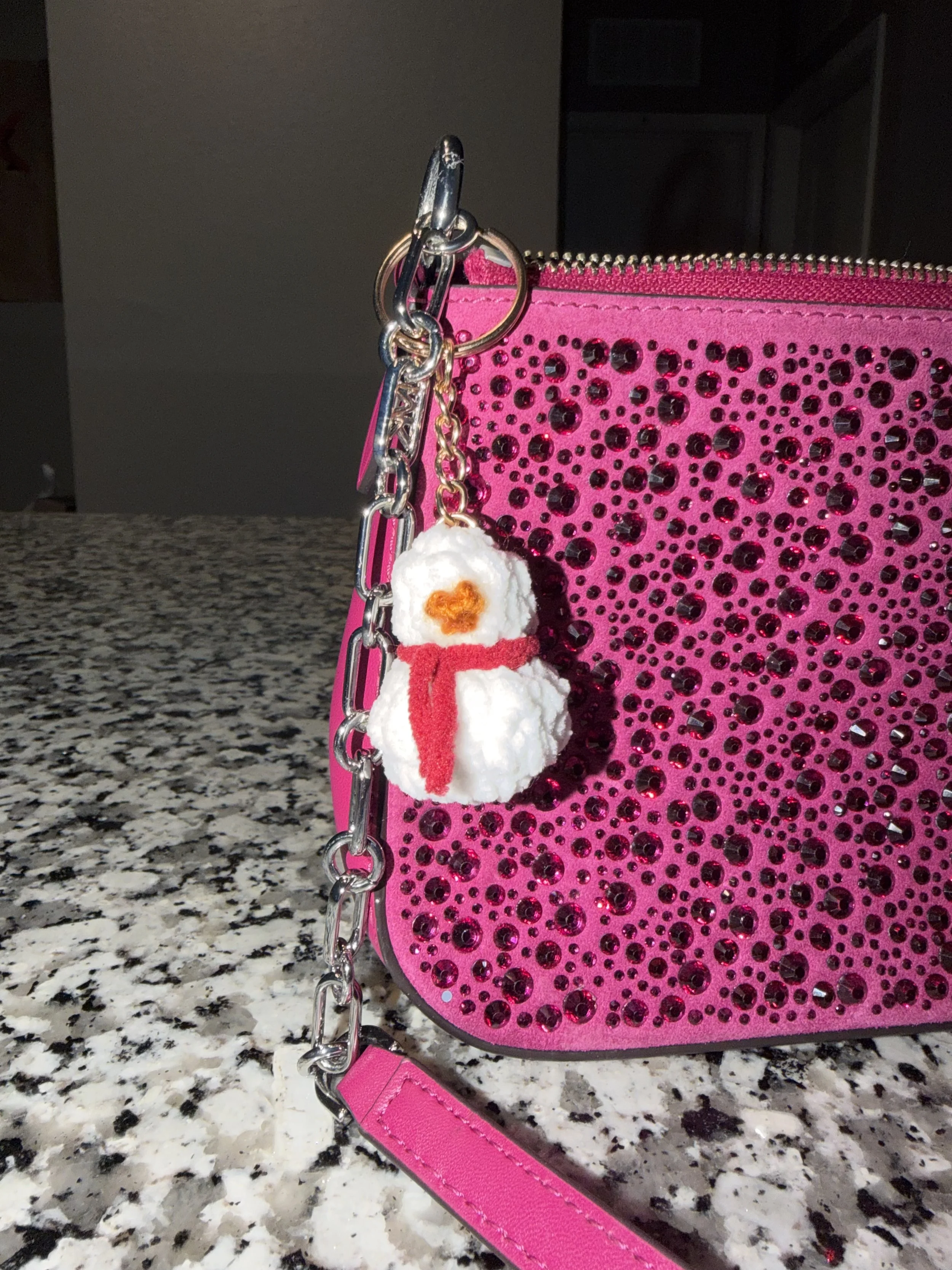 Snow man bag charm 1_3.jpeg