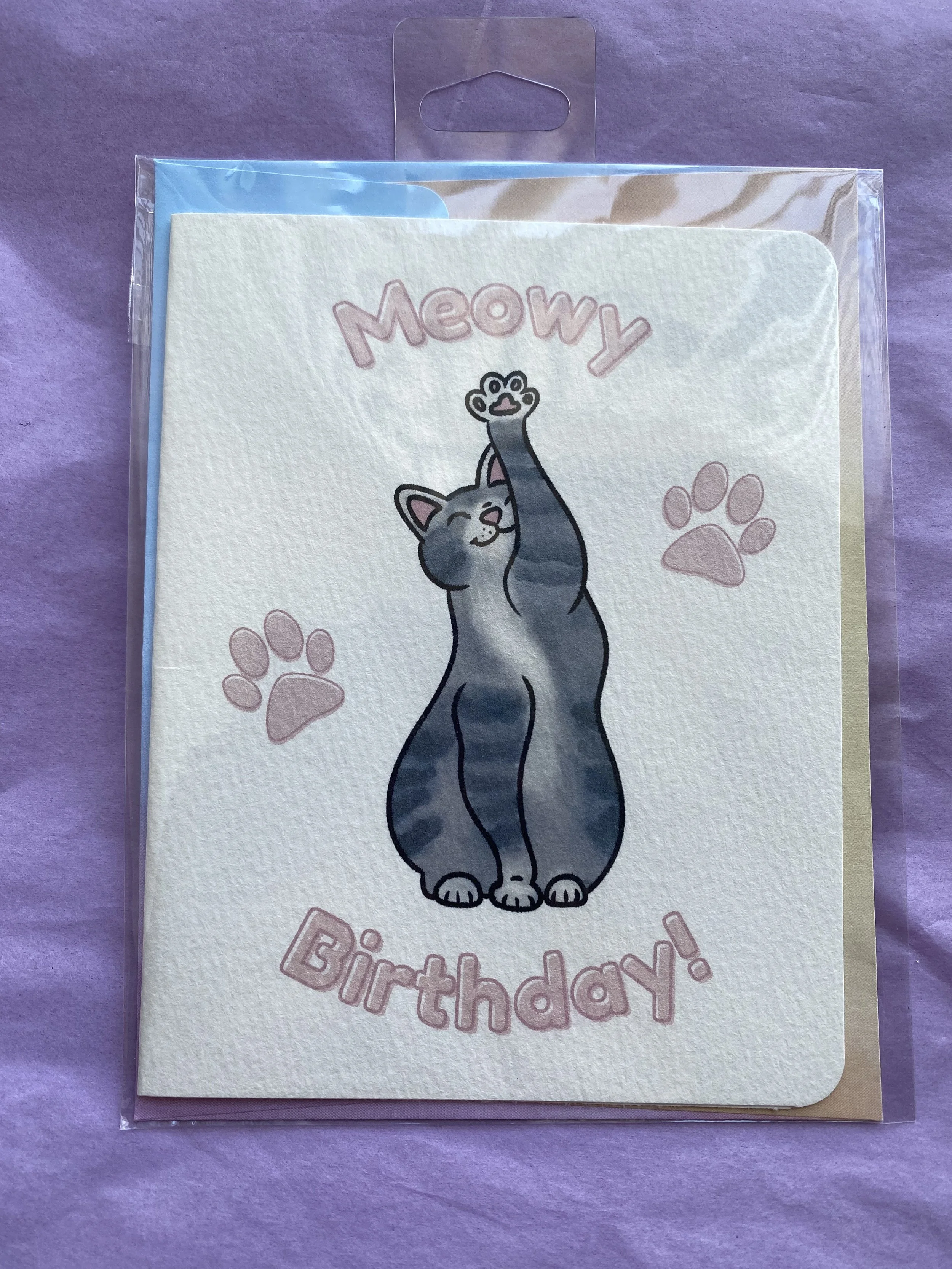 CRAFTY HUN BUN BIRTHDAY CARD