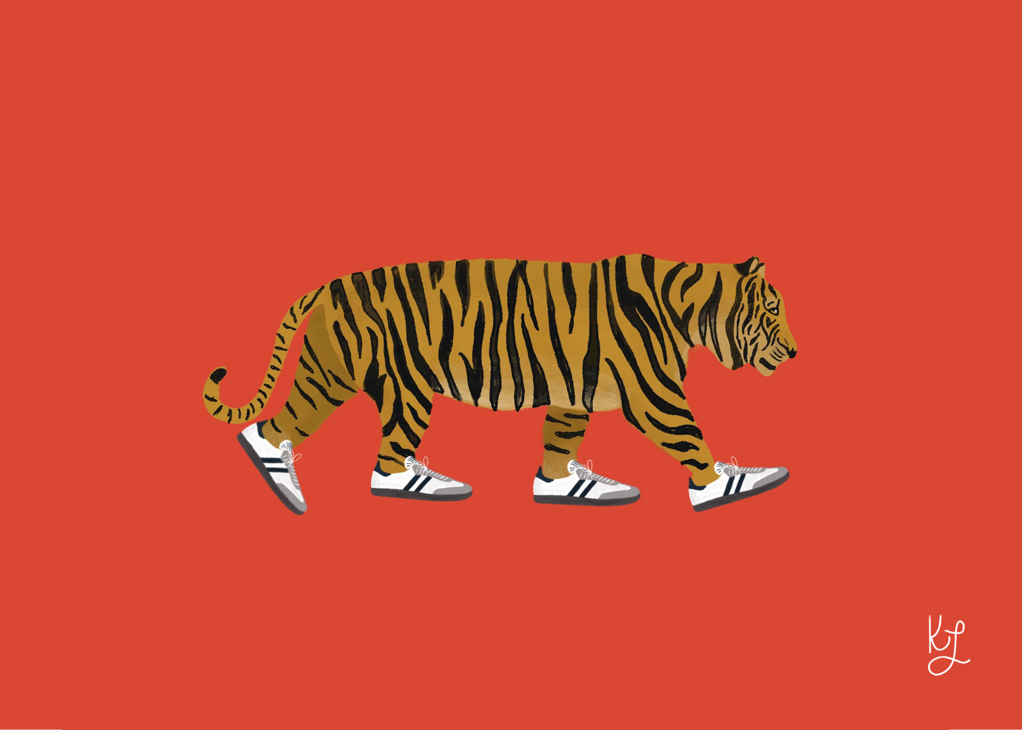 HAPPY FEET COLLECTION: TIGER PRINT