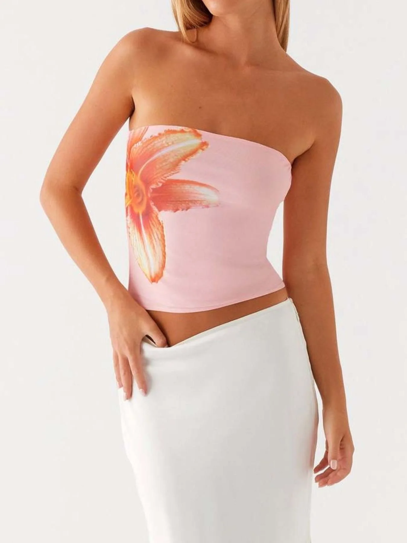 Flower Tube Top