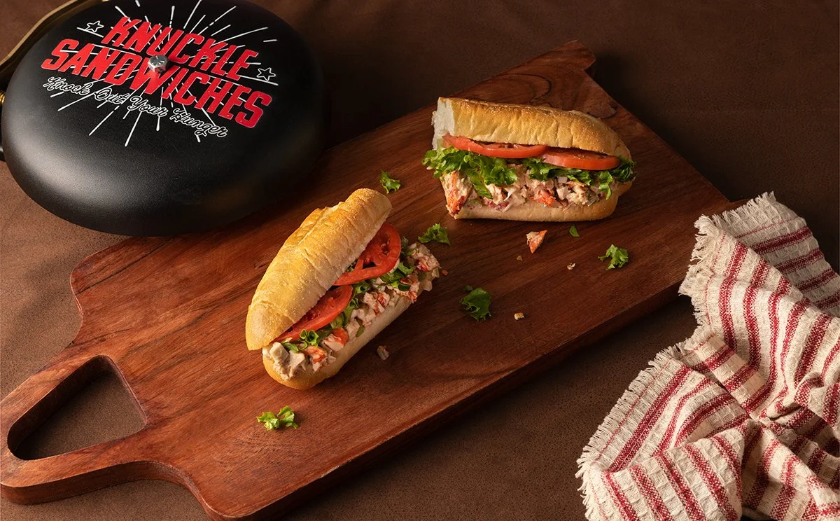 Knuckle sandwiches on cutting board.jpg