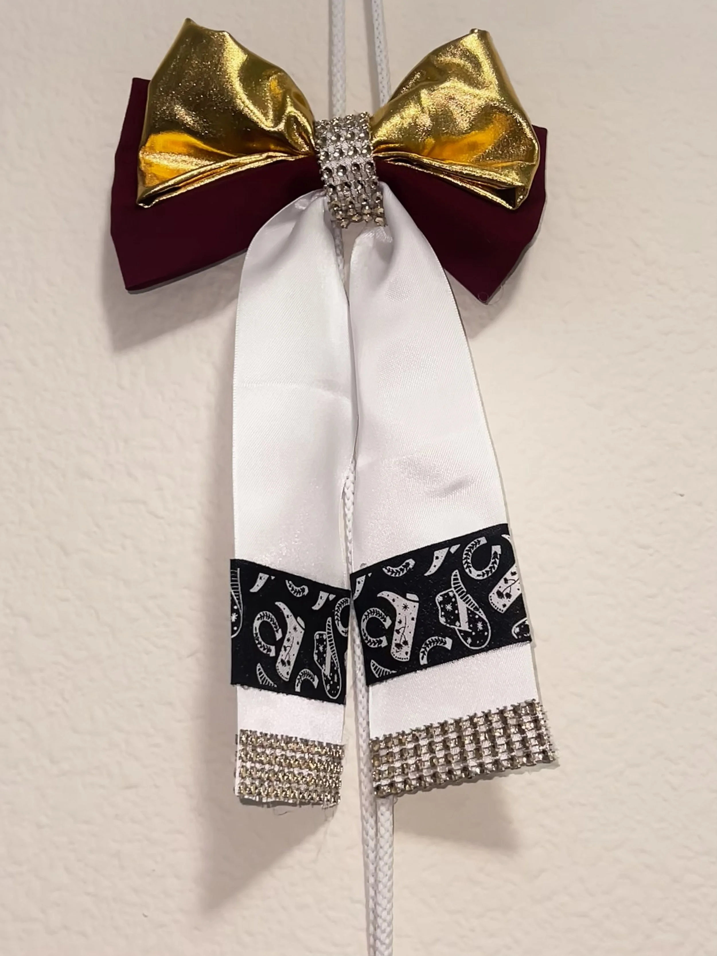 TXST Inspired Cowboy Bow.jpeg