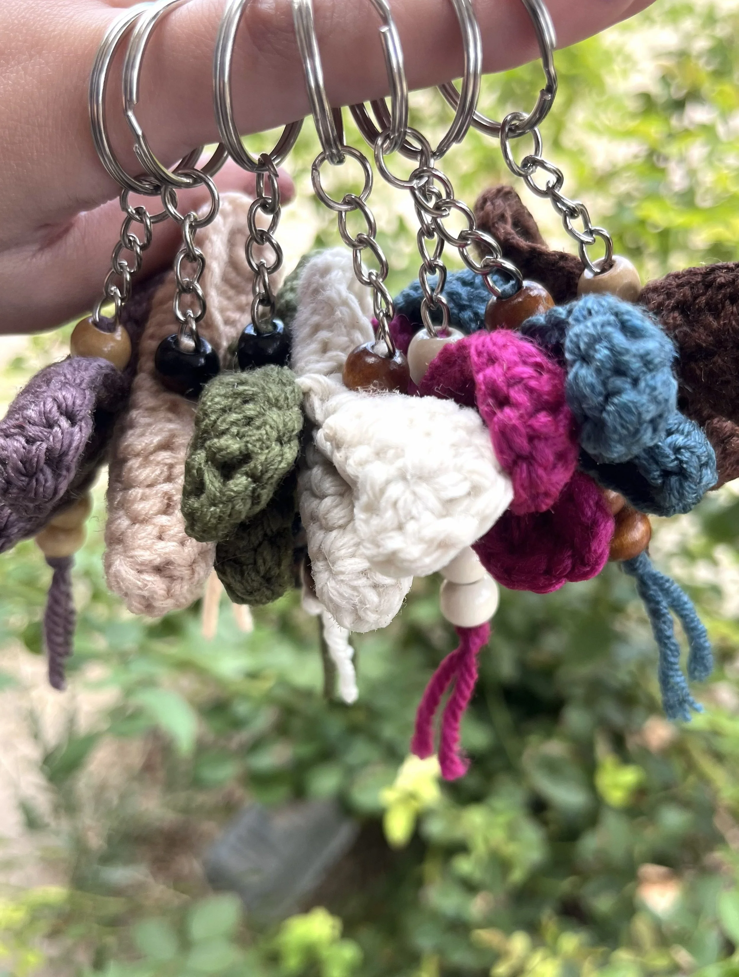 BEADED DRAGONFLY KEYCHAIN