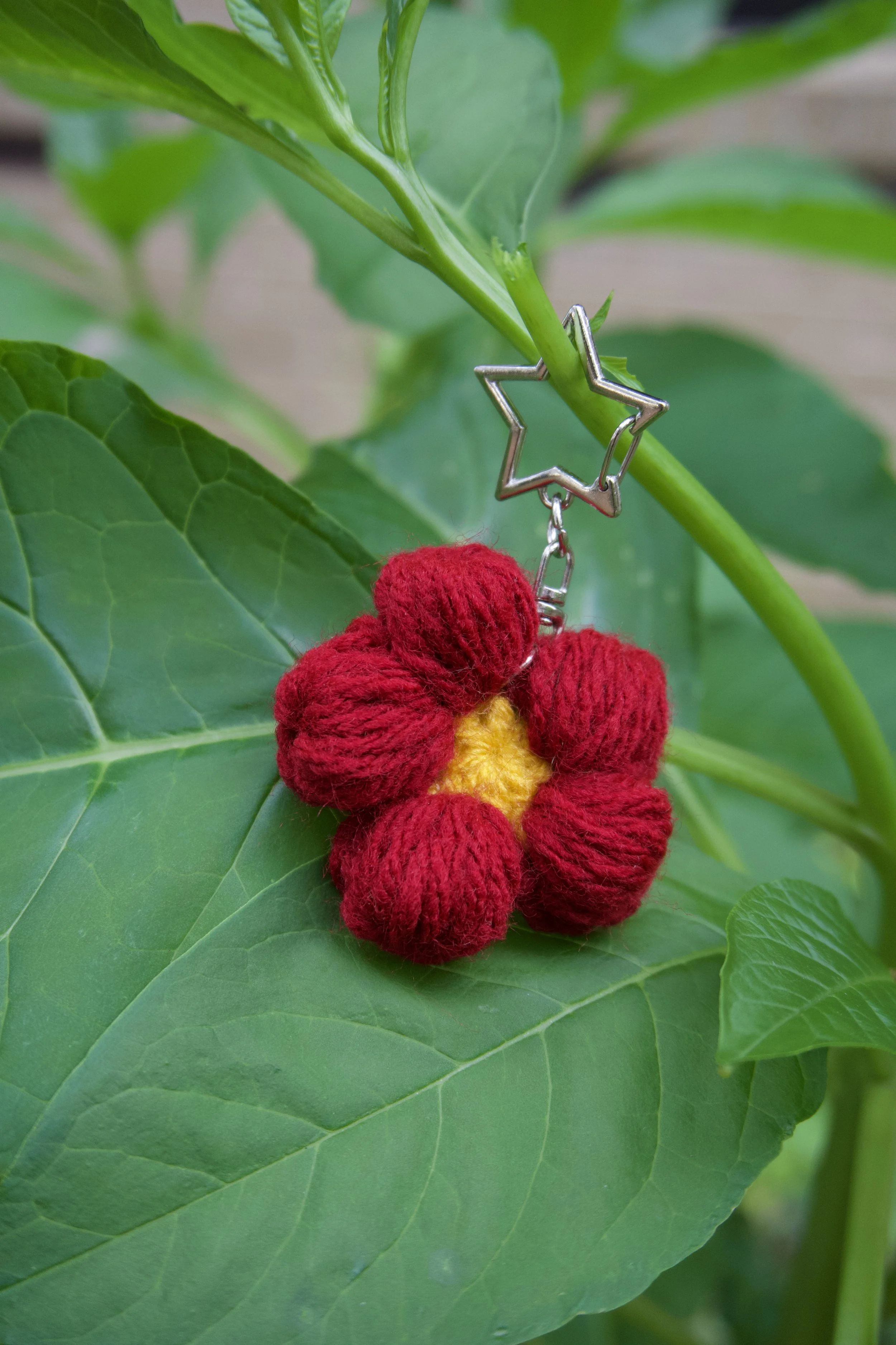 Bobcat flower keychain 1.jpeg