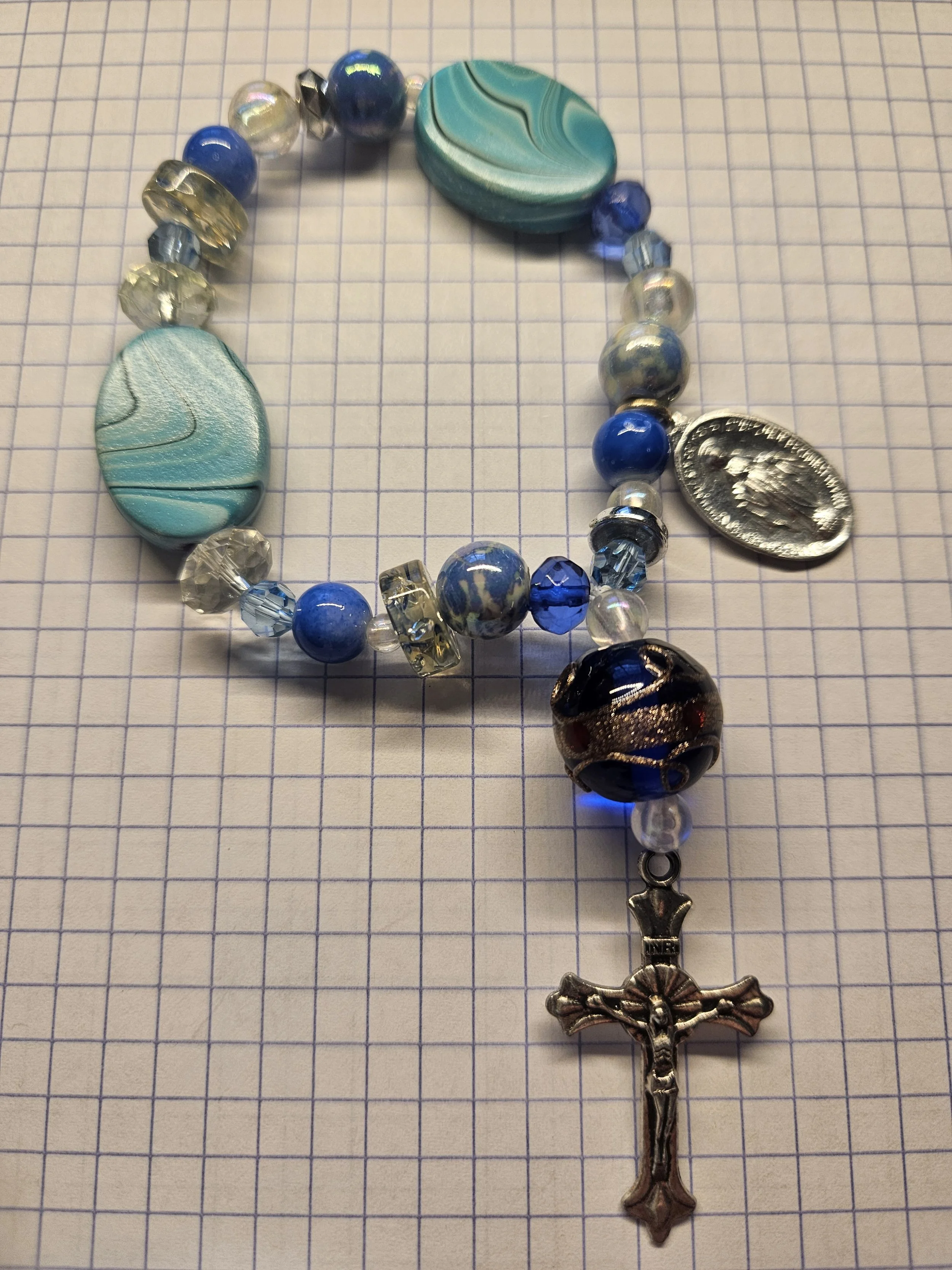 ECLECTIC BLUE CHAPLET