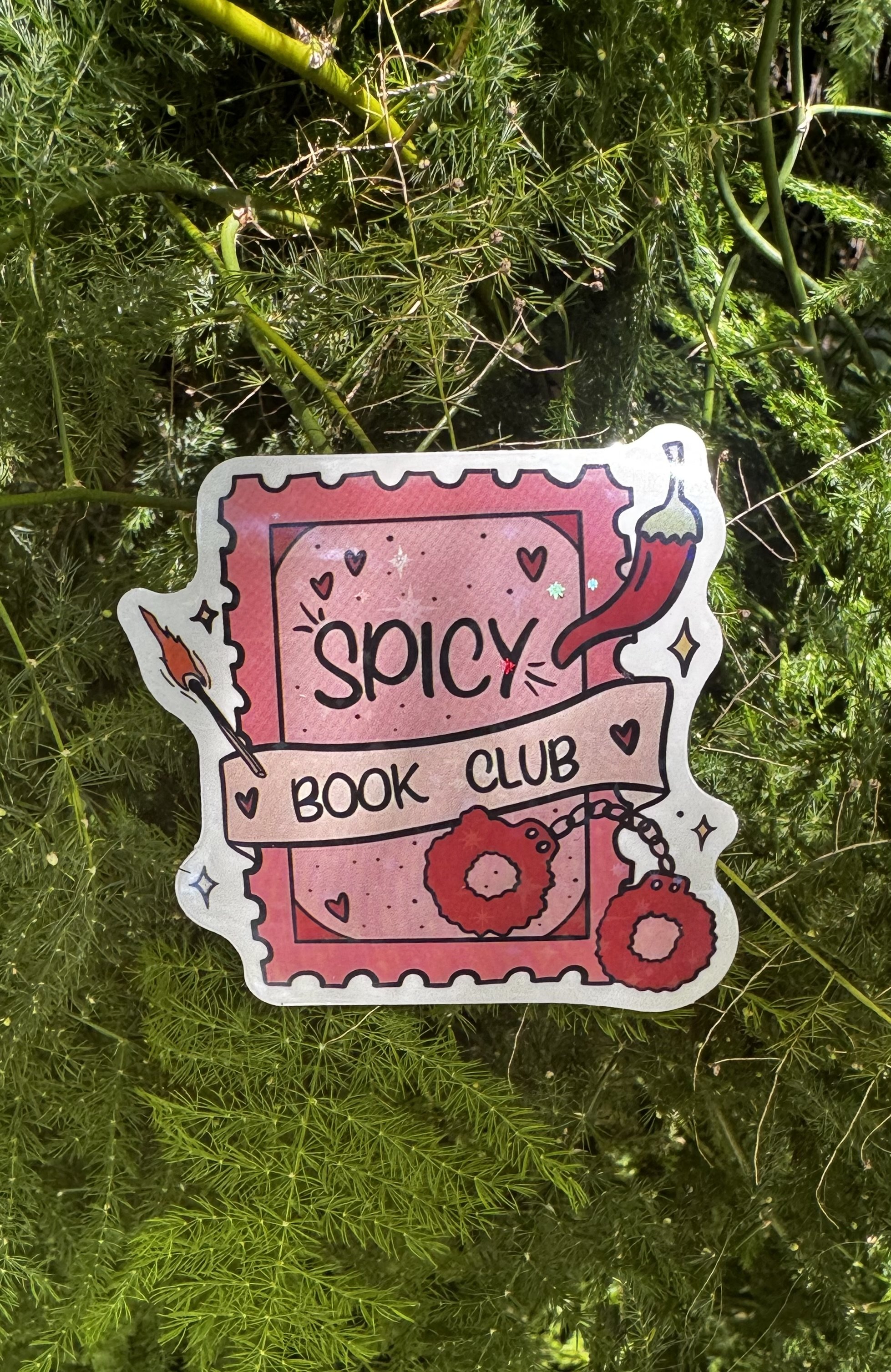 SPICY BOOK CLUB STICKER