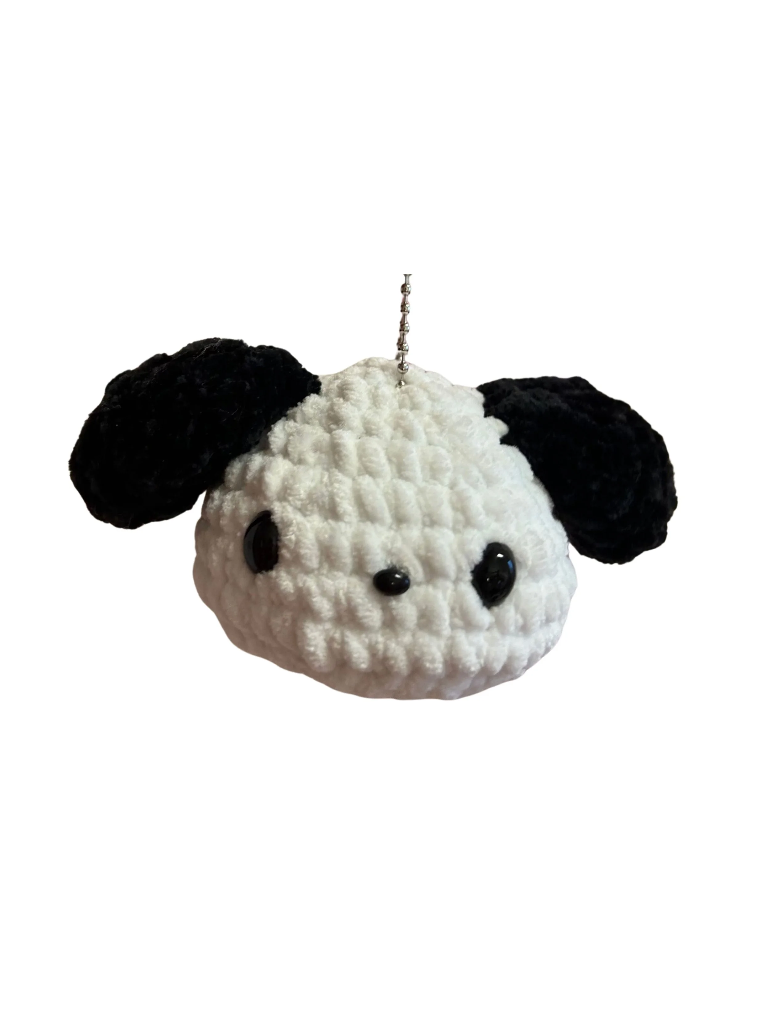 CROCHET PUP KEYCHAIN