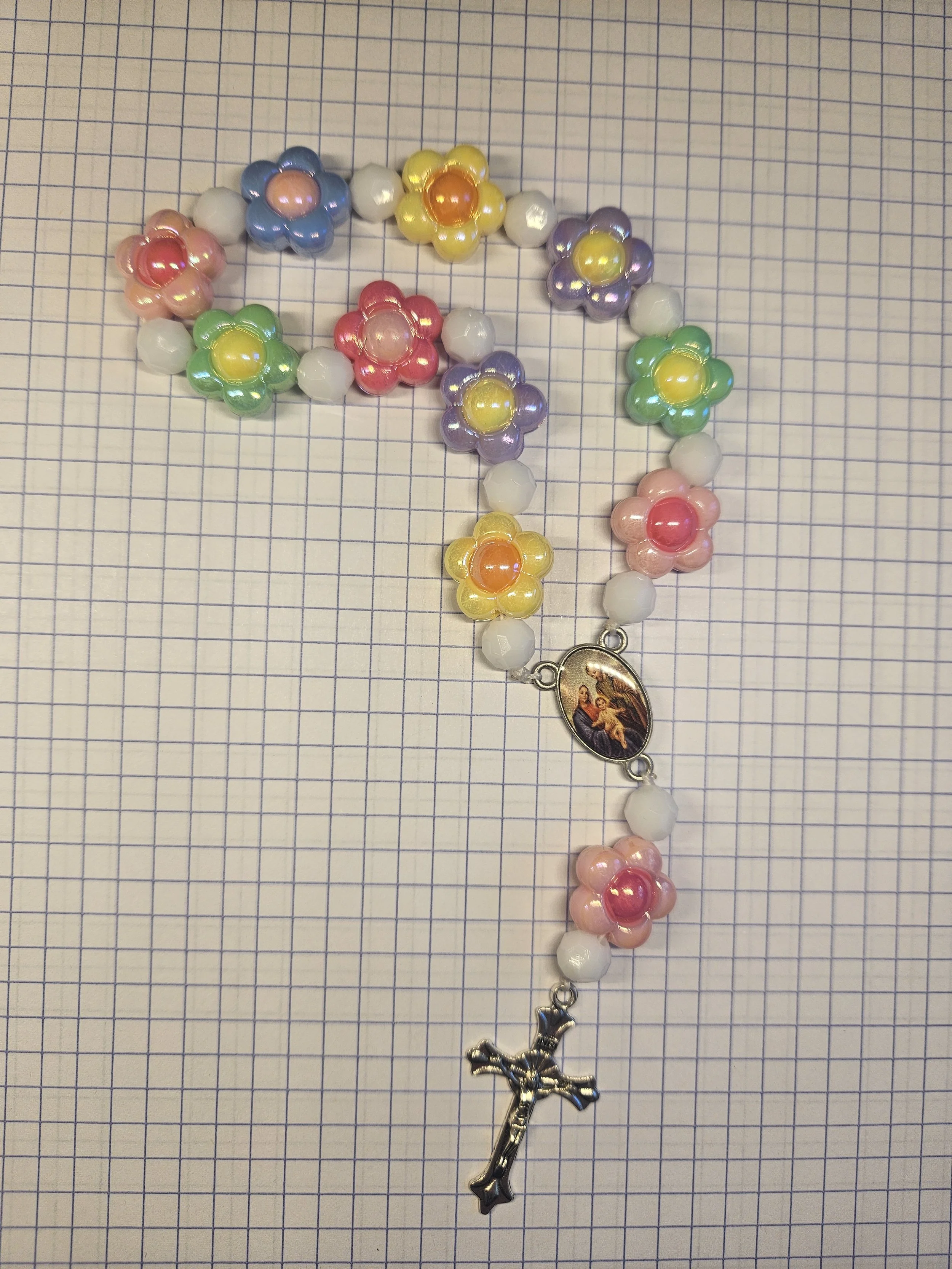 Rainbow Flower Loop Chaplet (2).jpg