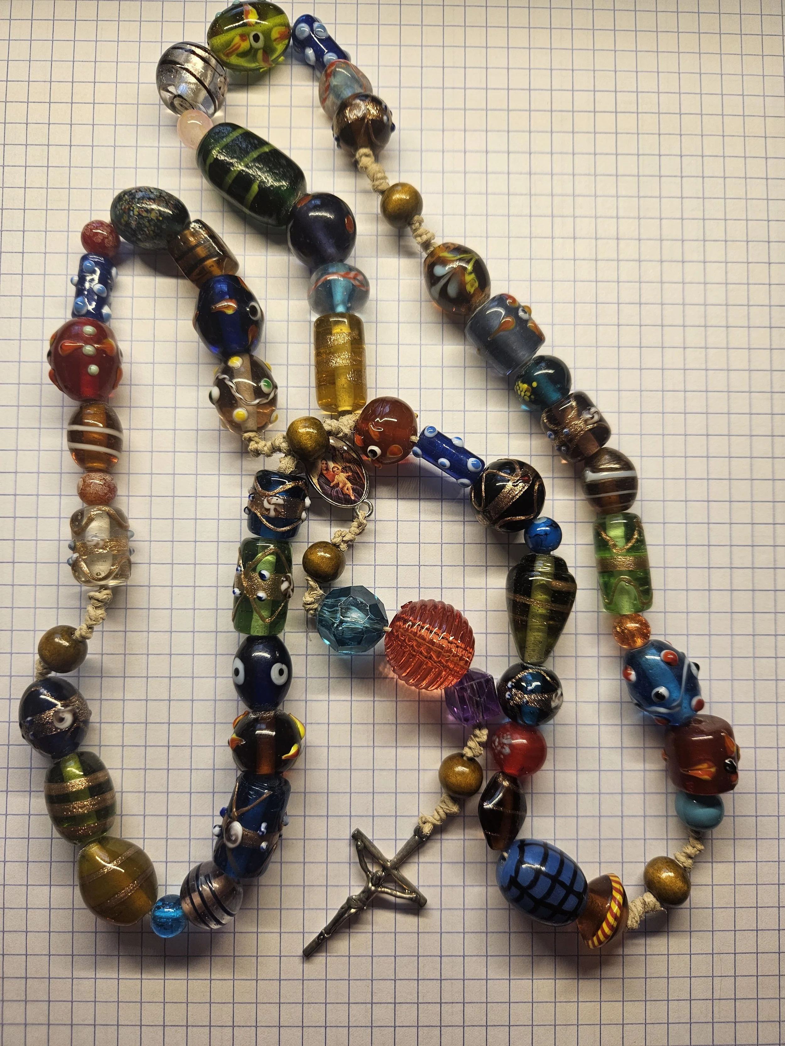 ECLECTIC GLASS ROSARY