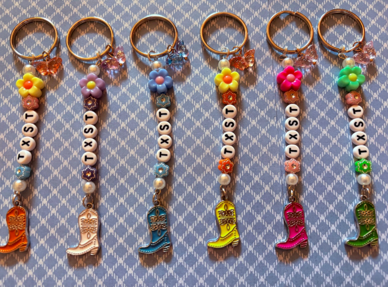 TXST COWBOY KEYCHAIN