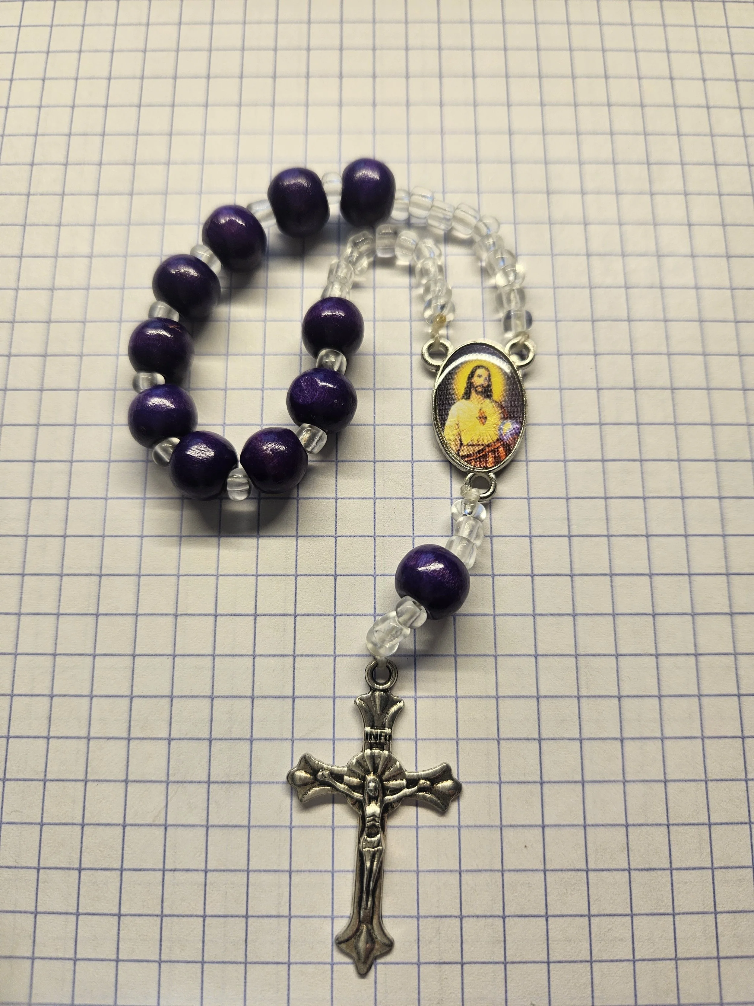PURPLE WOOD LOOP CHAPLET
