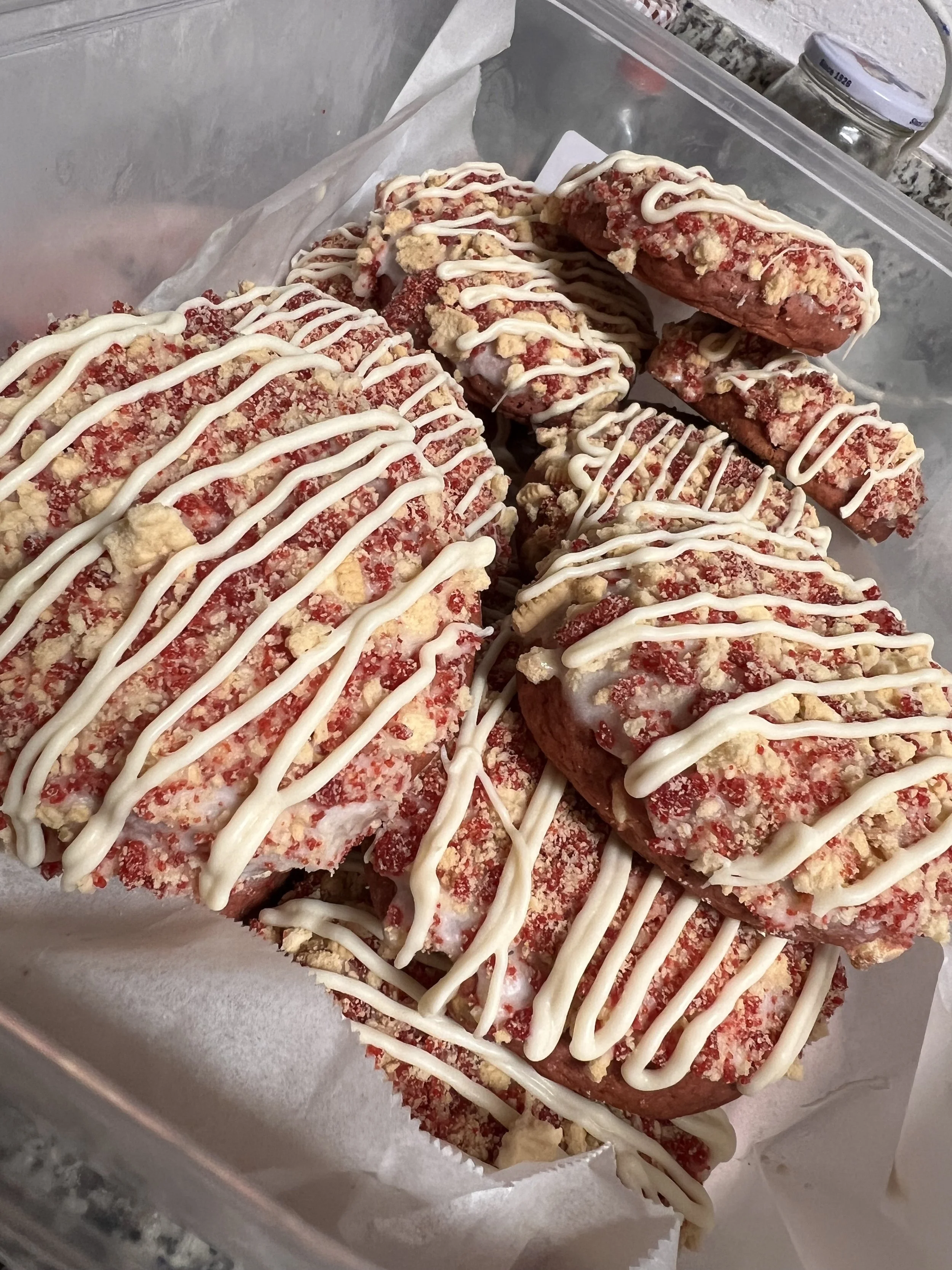Raspberry White Chocolate Cheesecake Cookie