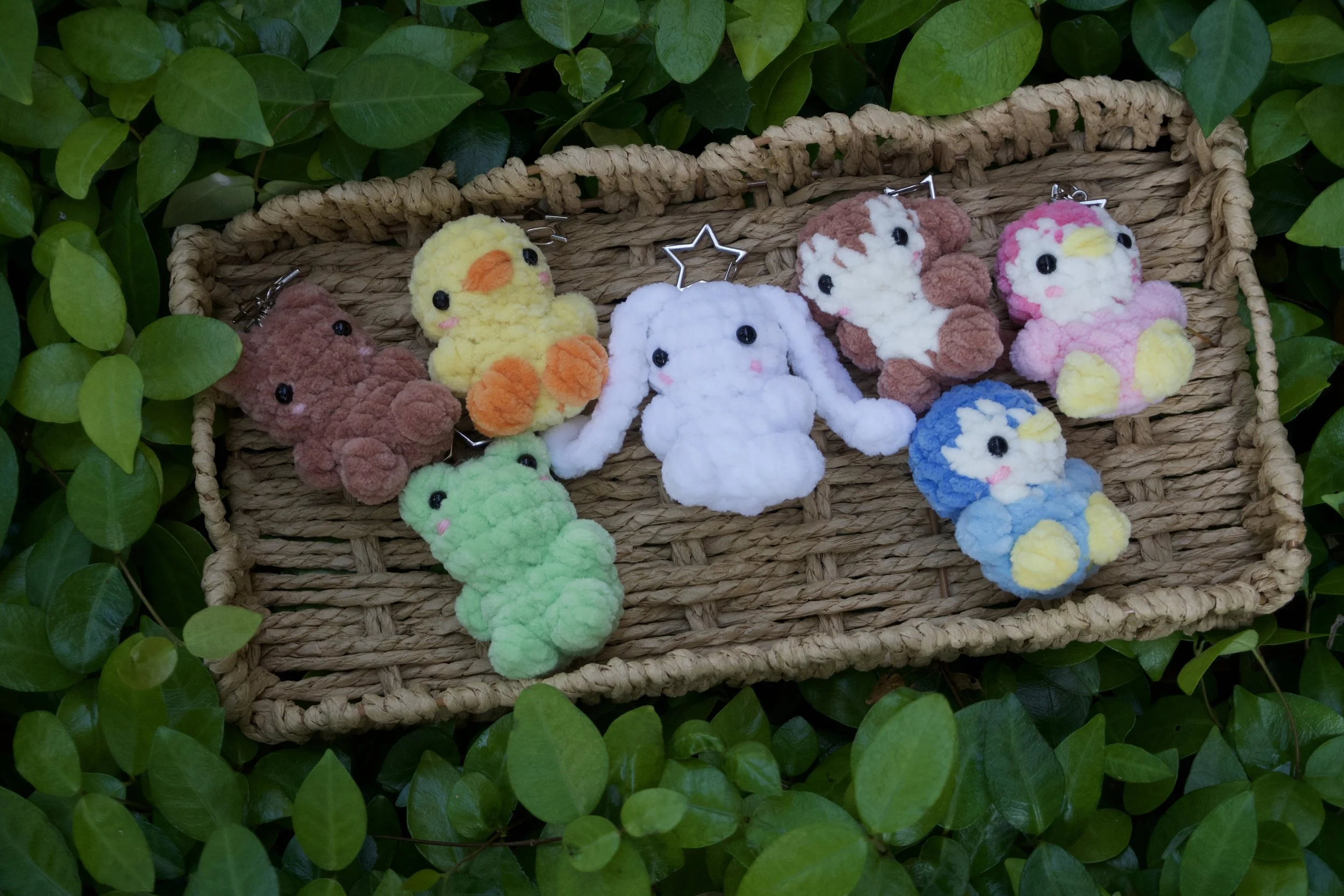 CROCHET BABY ANIMAL KEYCHAINS