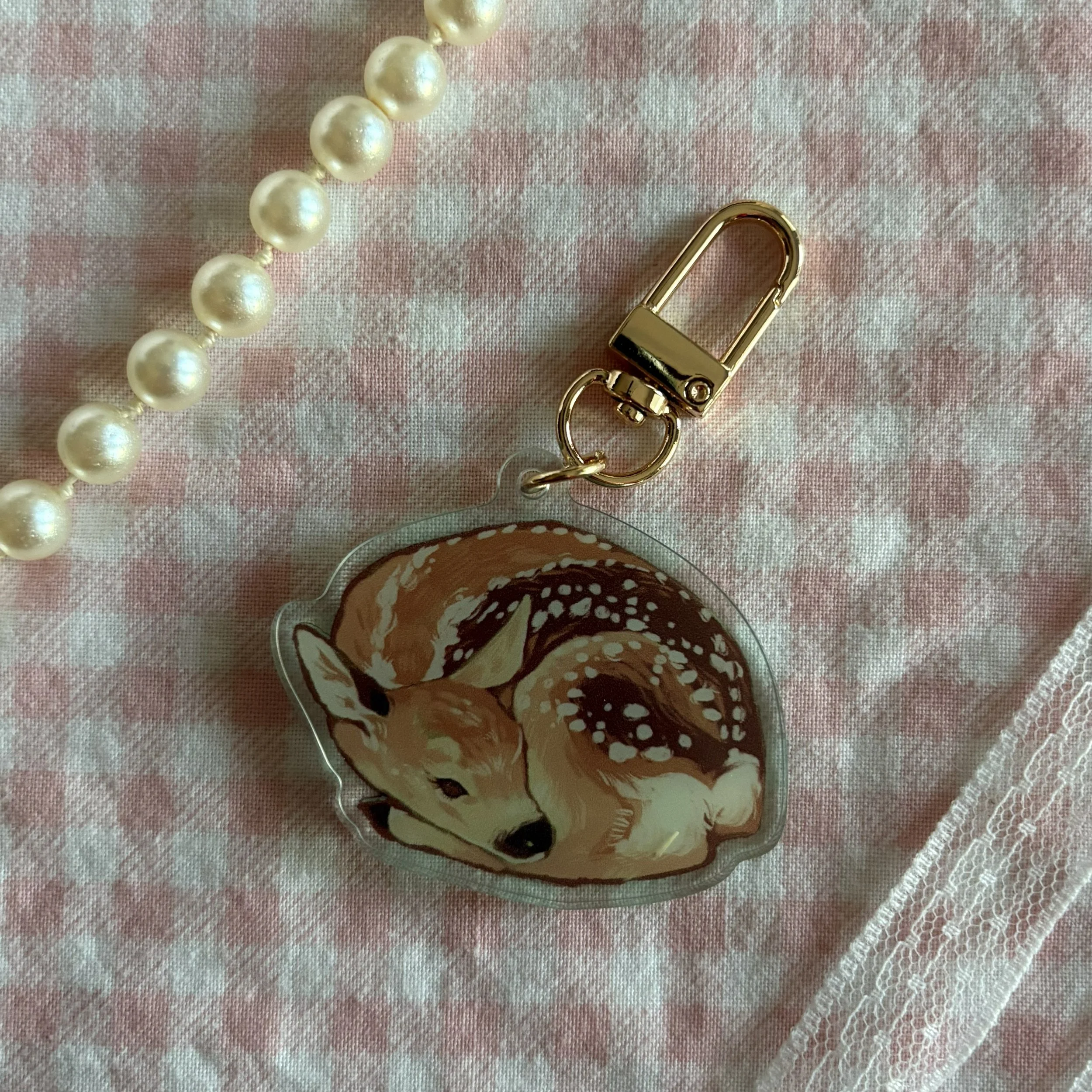 'FRIENDLY FAWN' KEYCHAIN