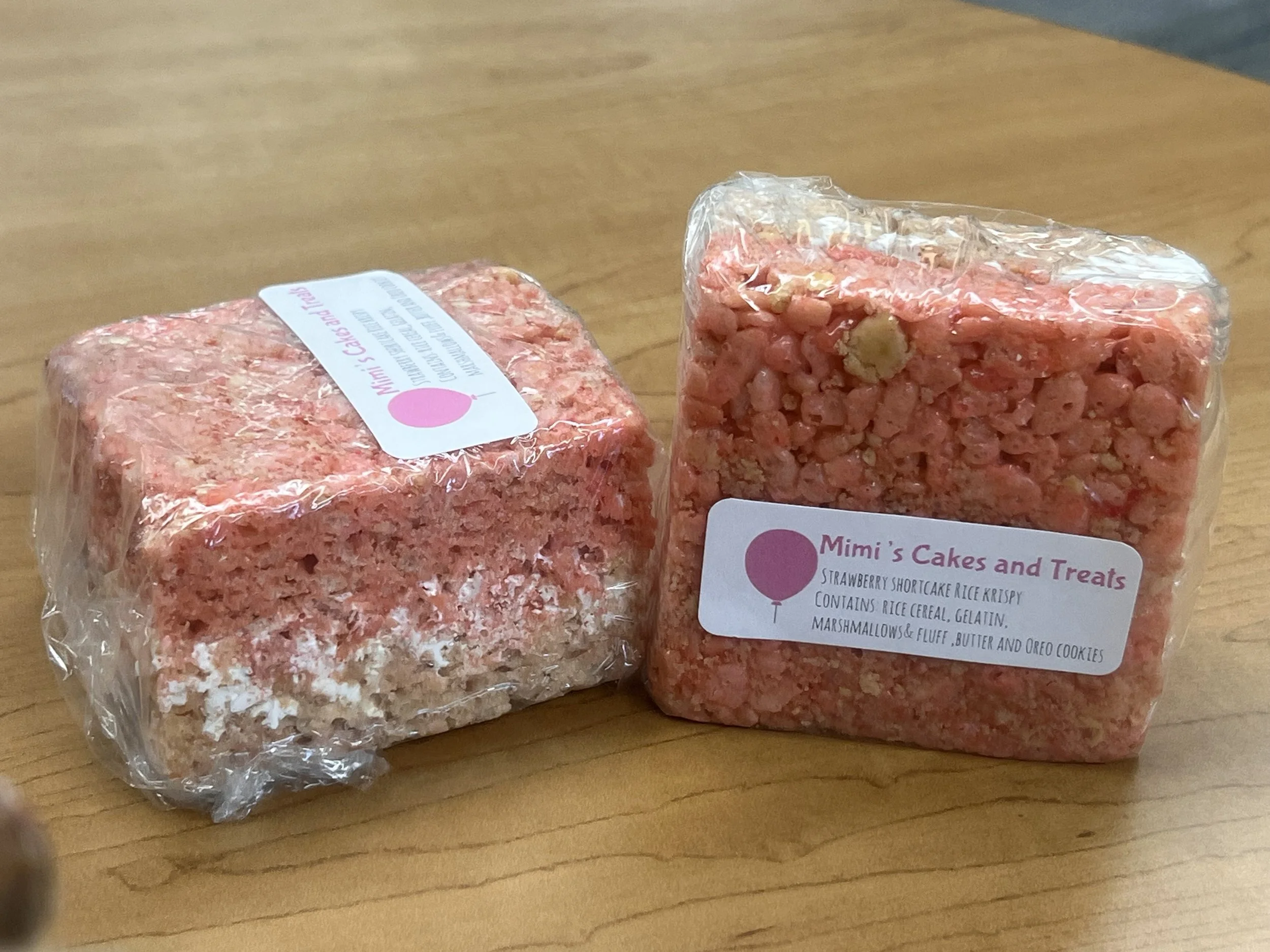 Strawberry Short Cake Rice Krispy