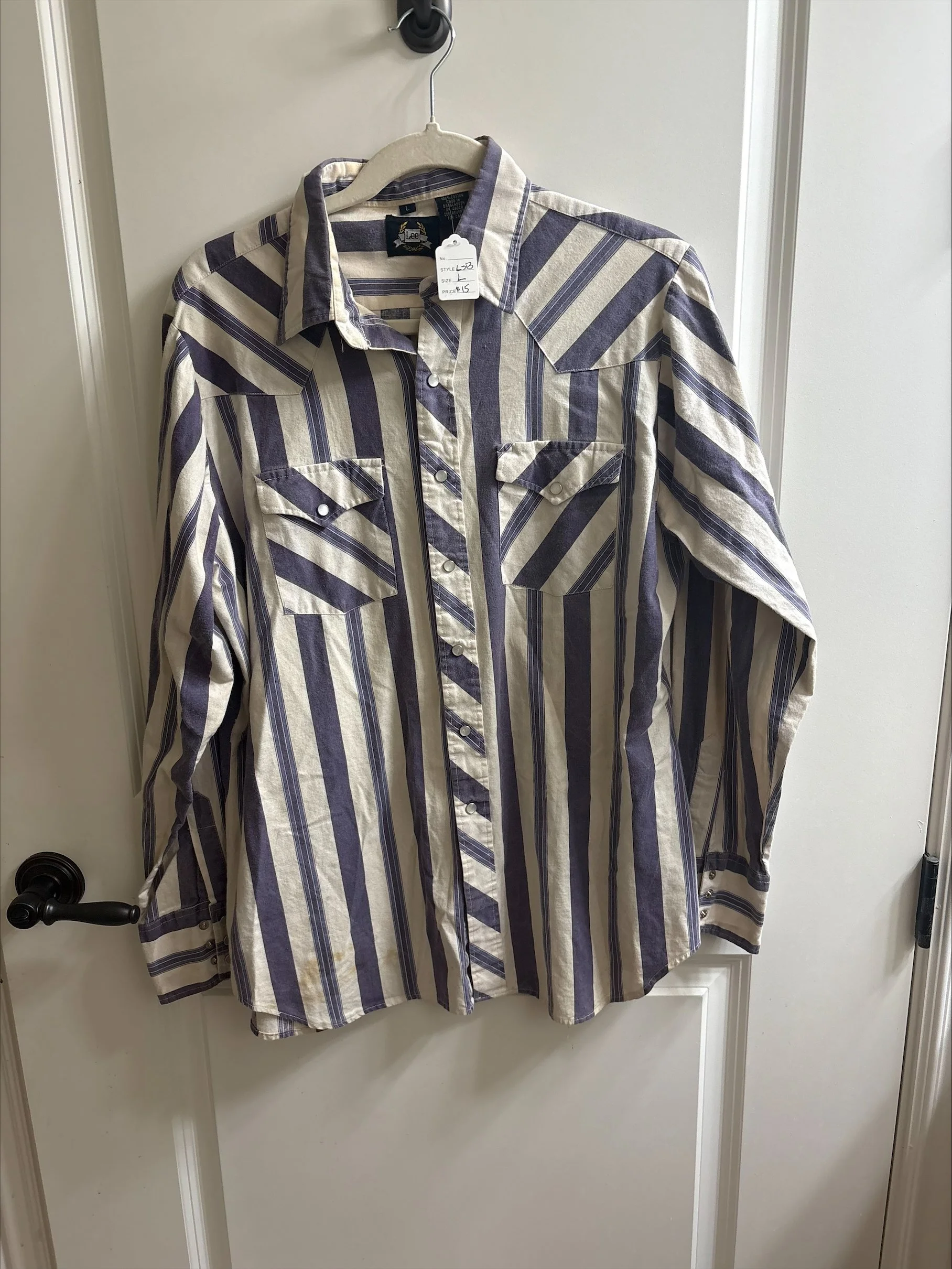 MENS LONG SLEEVE BUTTON DOWN