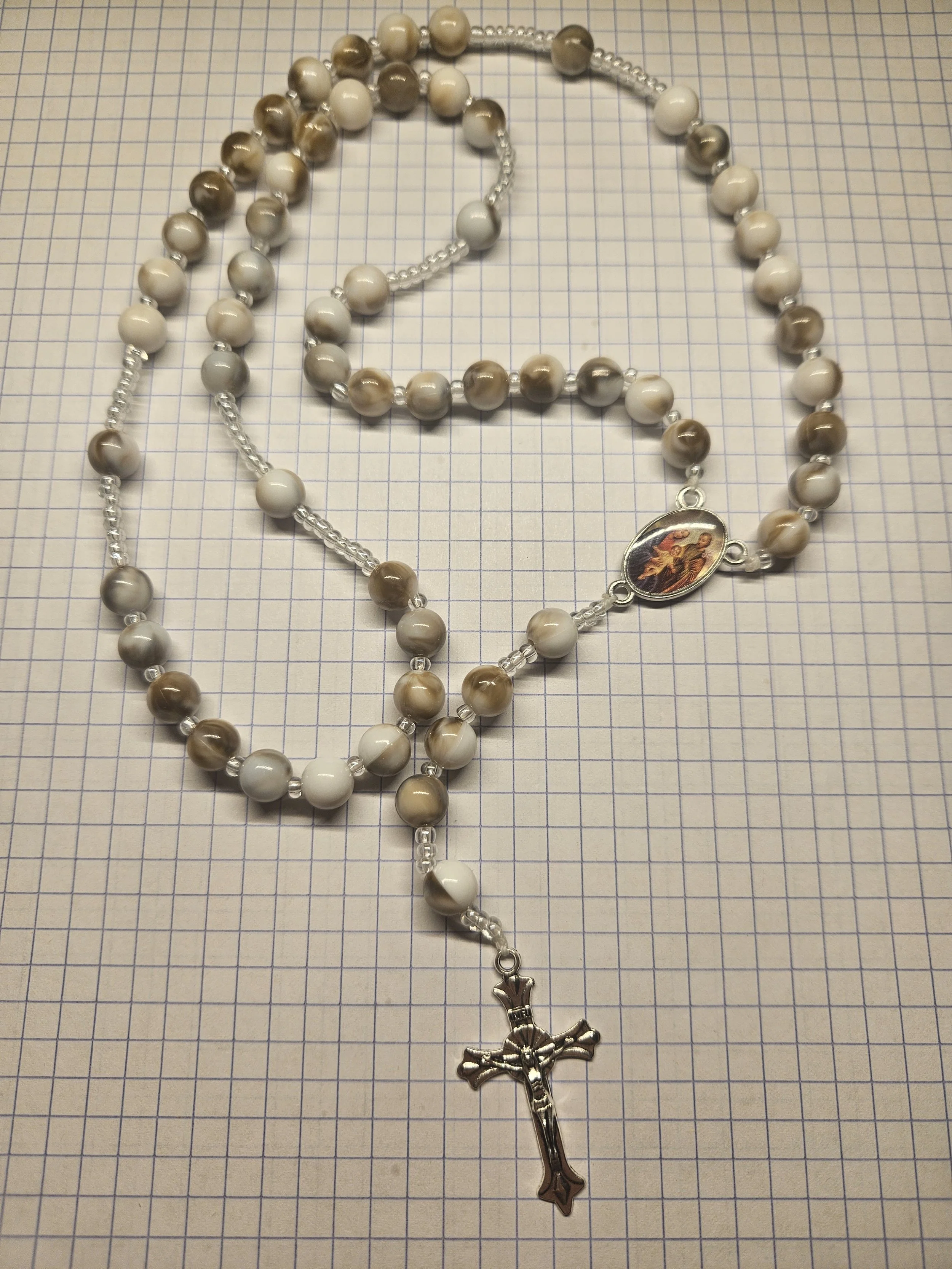 FRANCISCAN SWIRL ROSARY