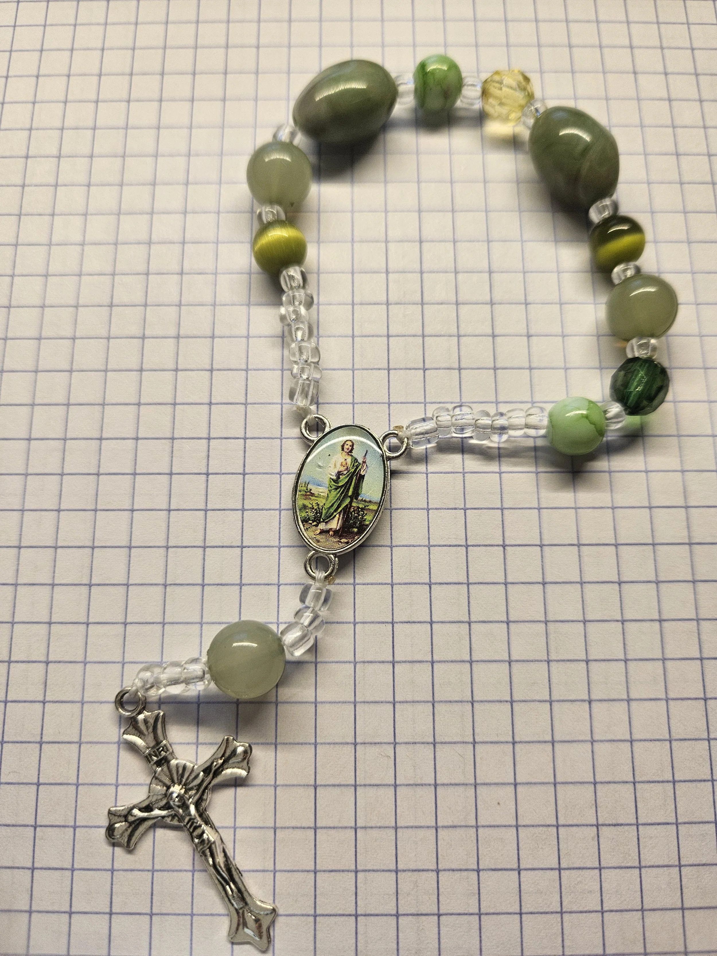 GREEN SAINT JUDE CHAPLET