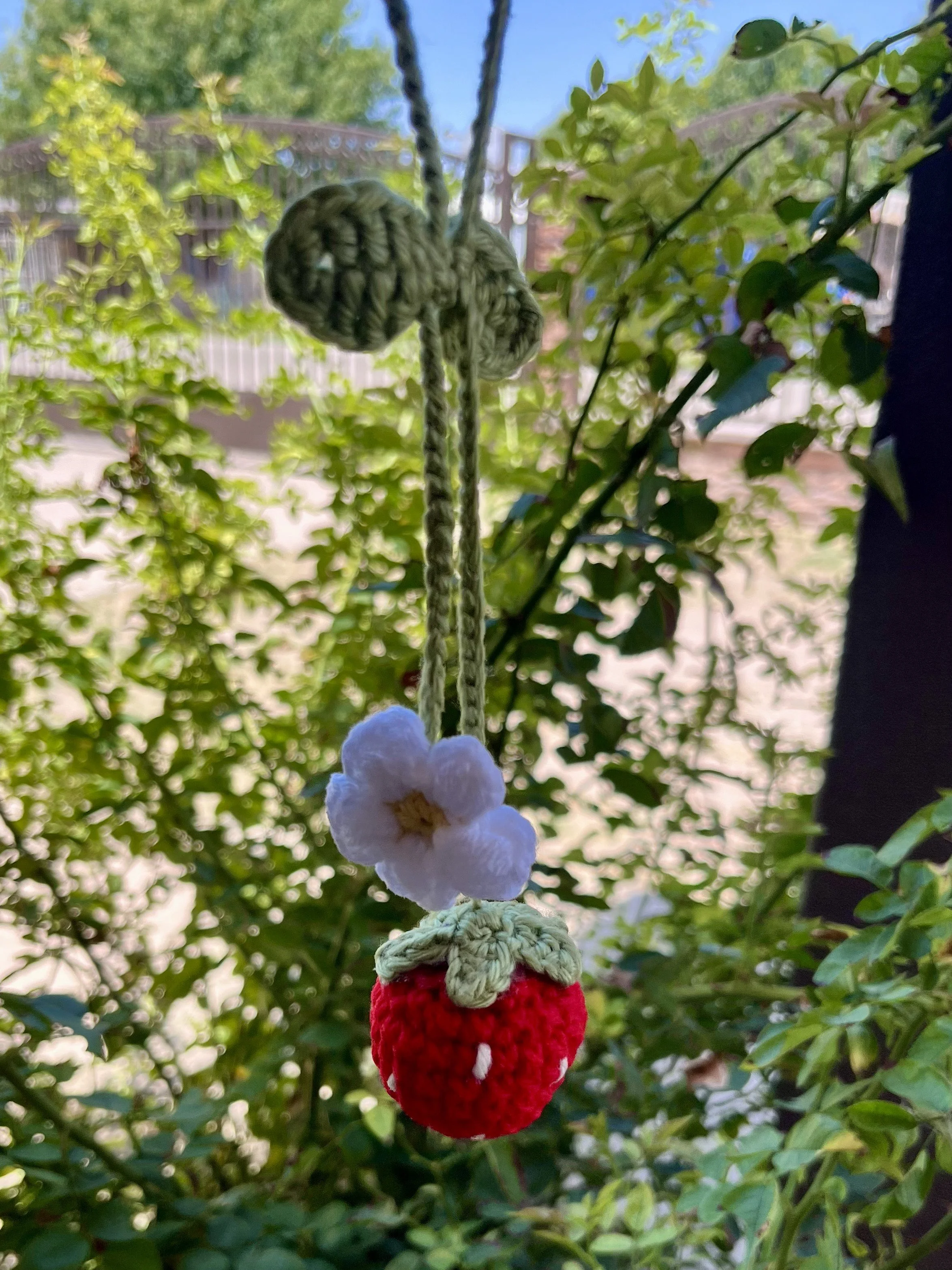 STRAWBERRY CAR HANGER