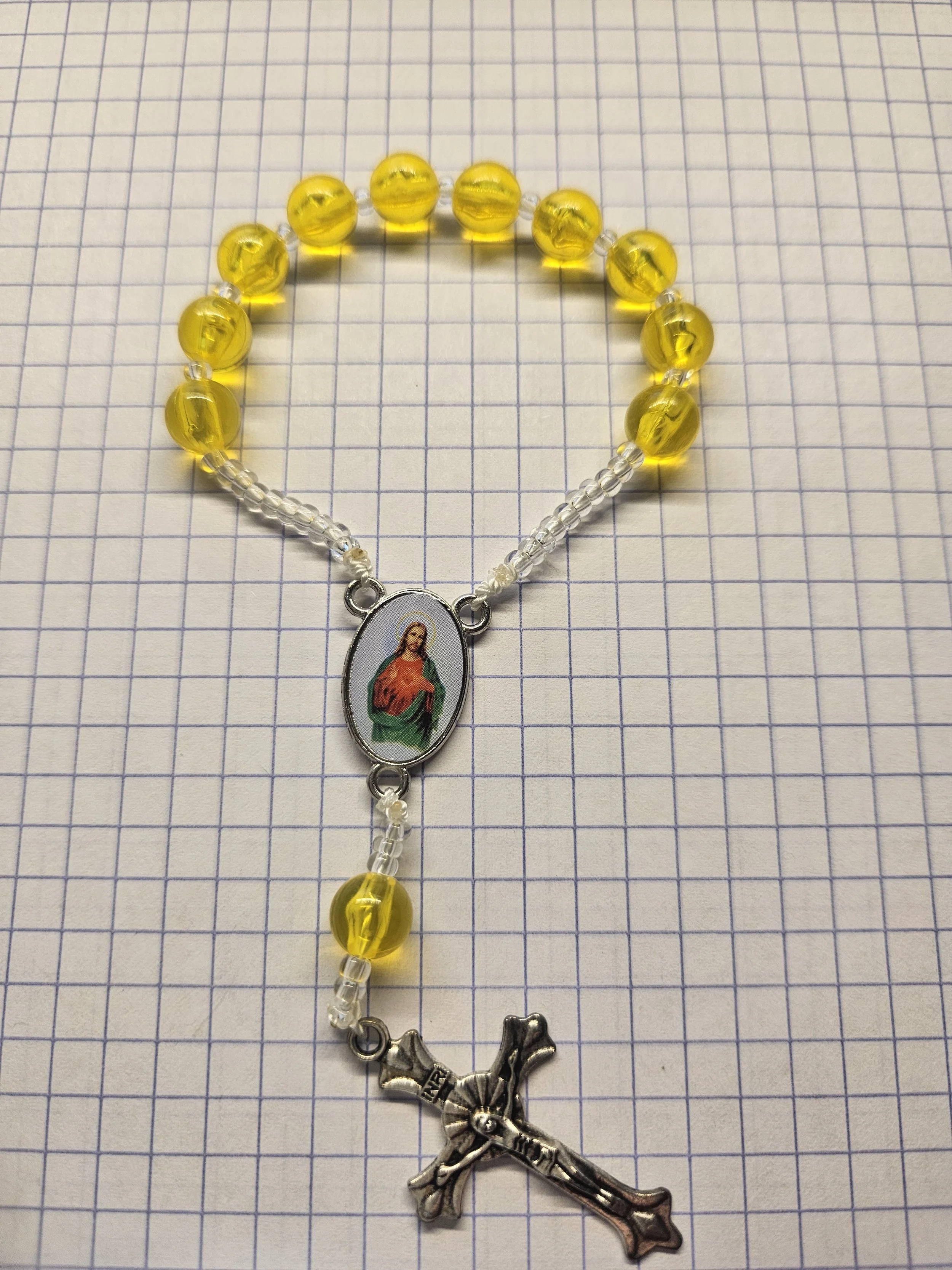 YELLOW SACRED HEART CHAPLET