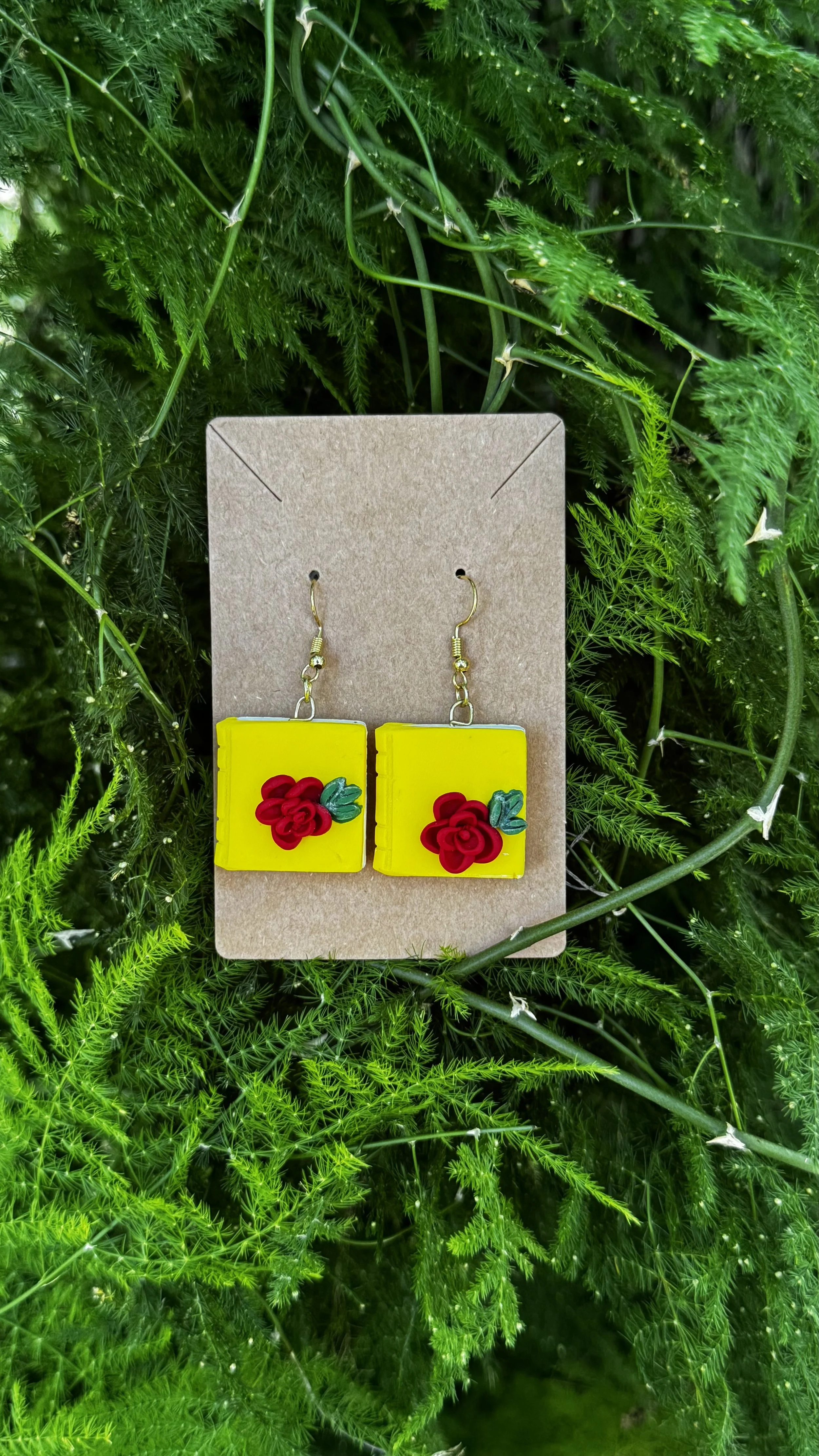 ENCHANTED ROSE STORYBOOK EARRINGS