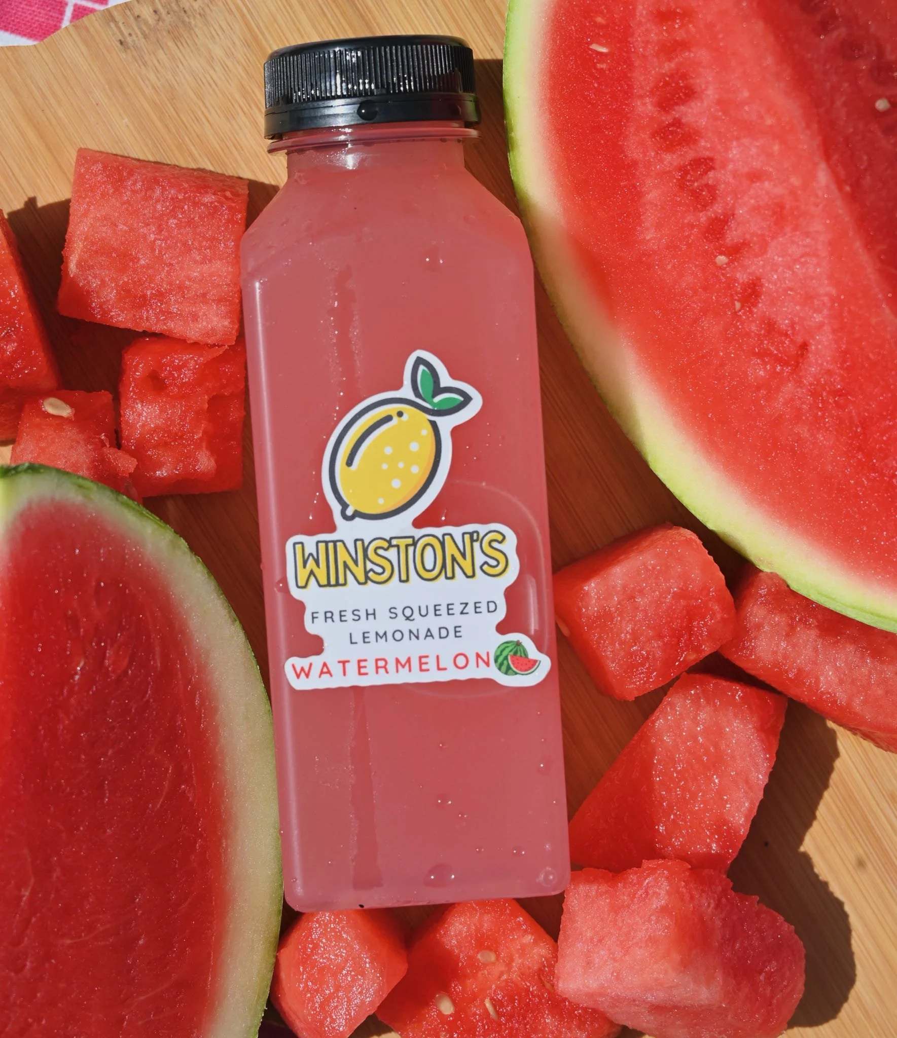 (BOTTLED) WINSTON'S WATERMELON LEMONADE