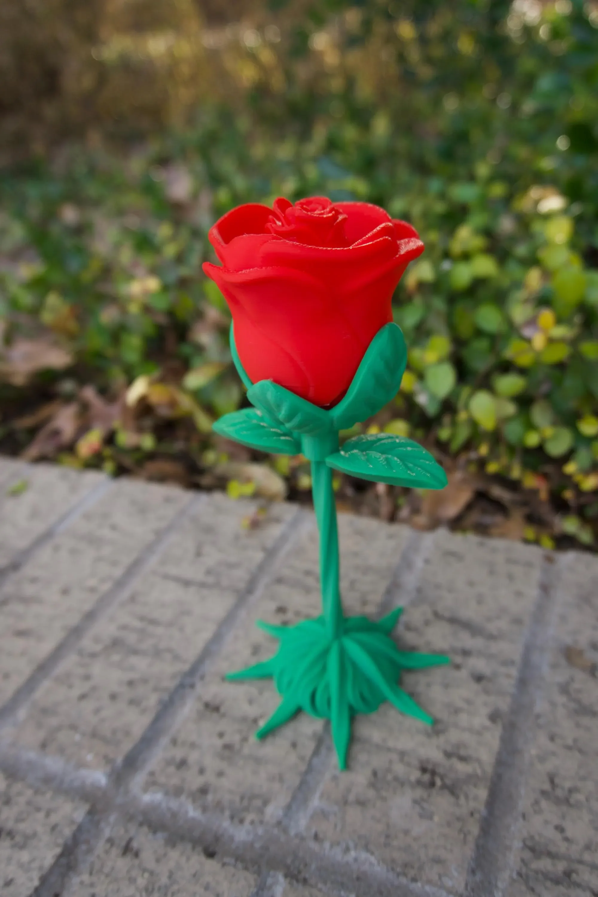 3D PRINTED TWISTING FIDGET ROSE