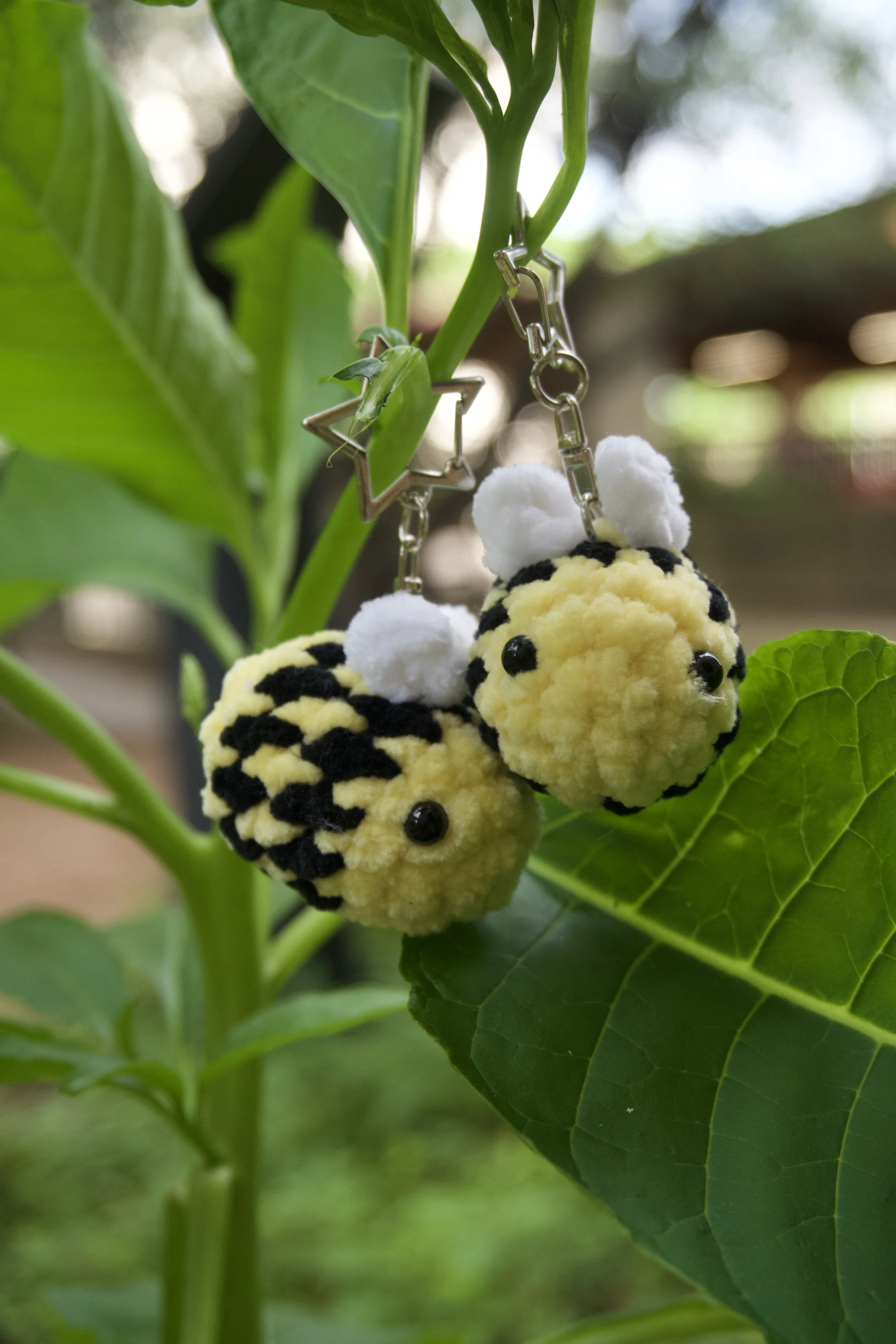 CROCHET BEE MINE CHARM