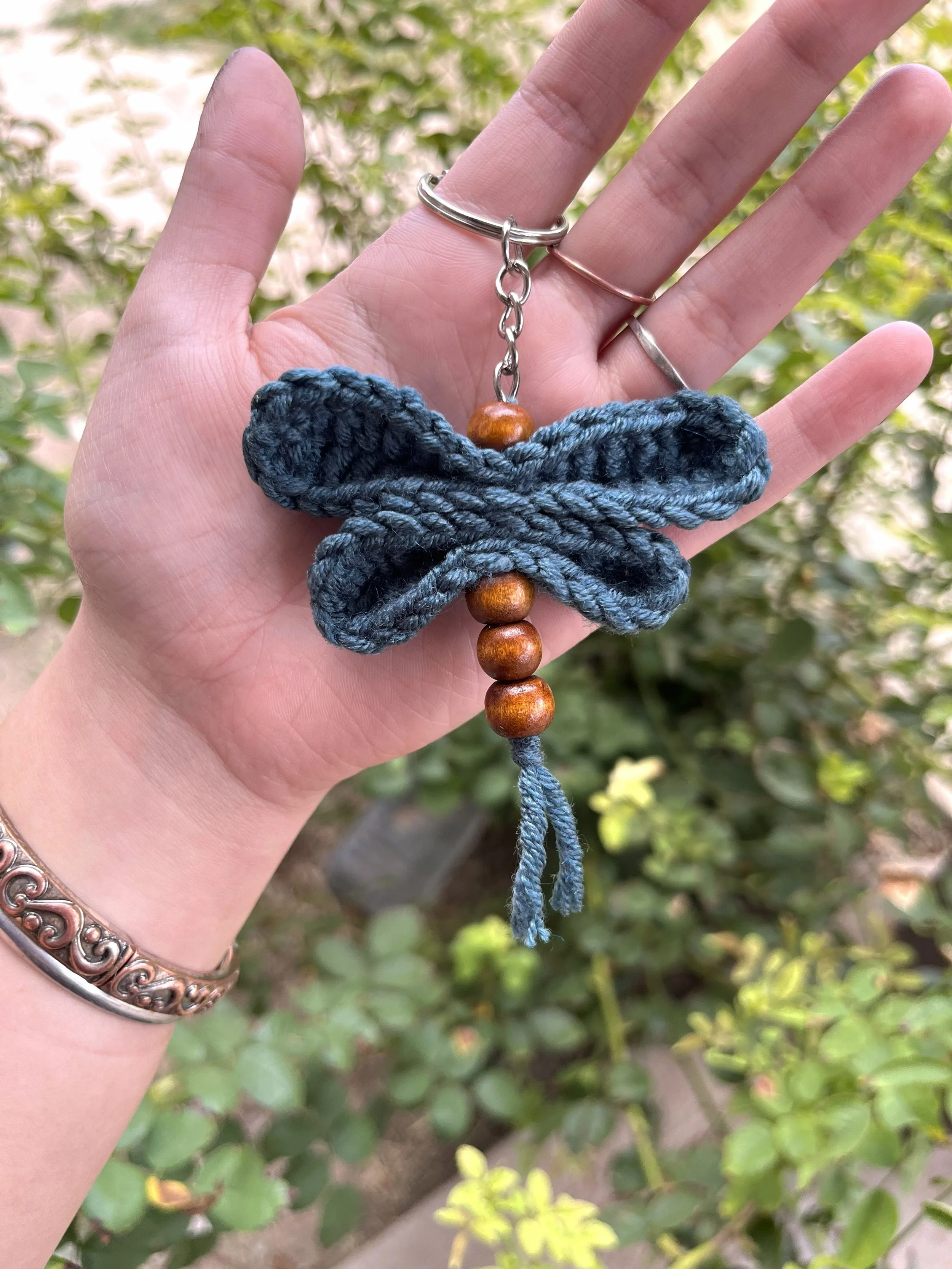 Beaded Dragonfly Keychain 1.jpeg