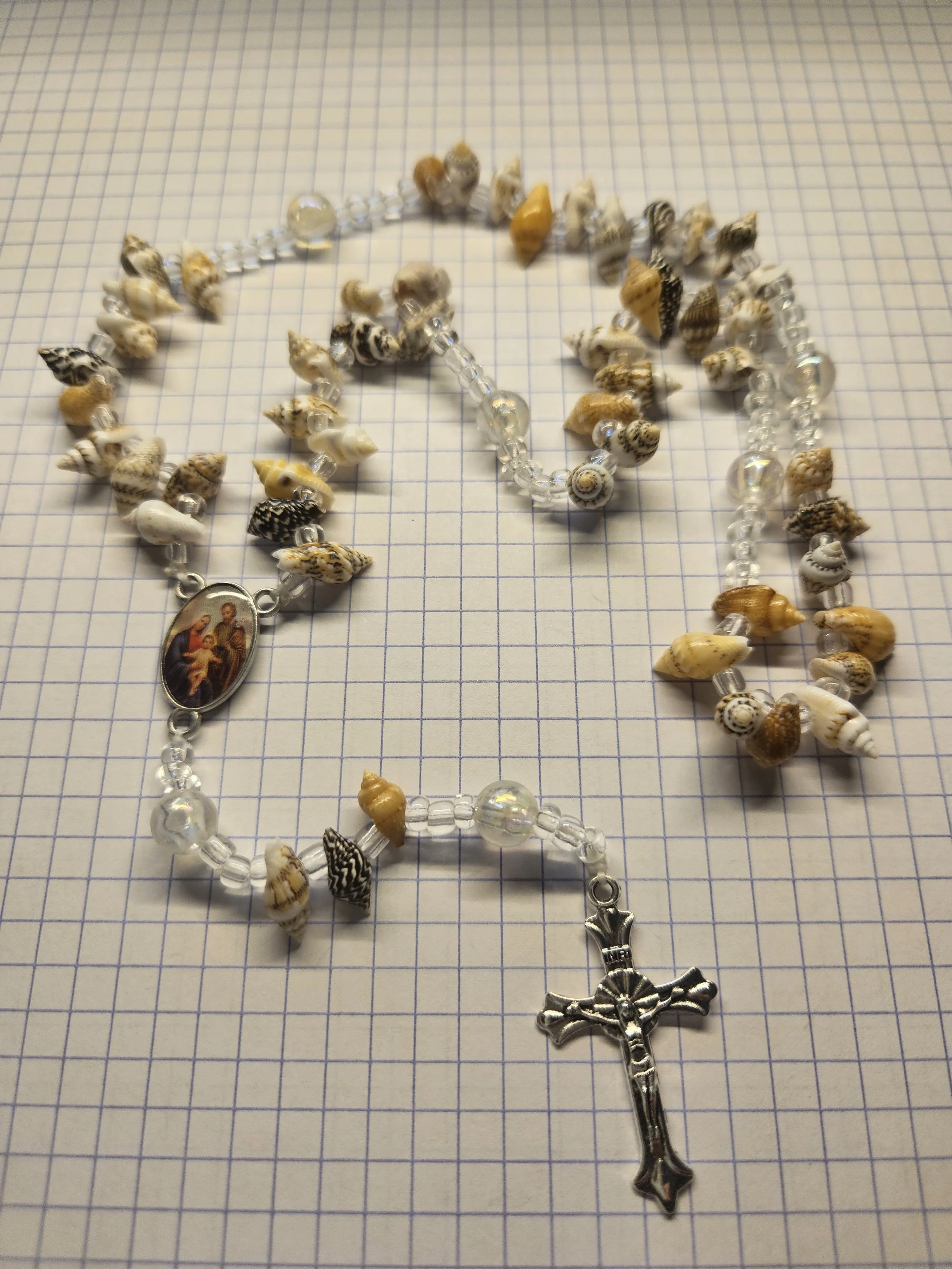 MINI CONCH SHELL ROSARY