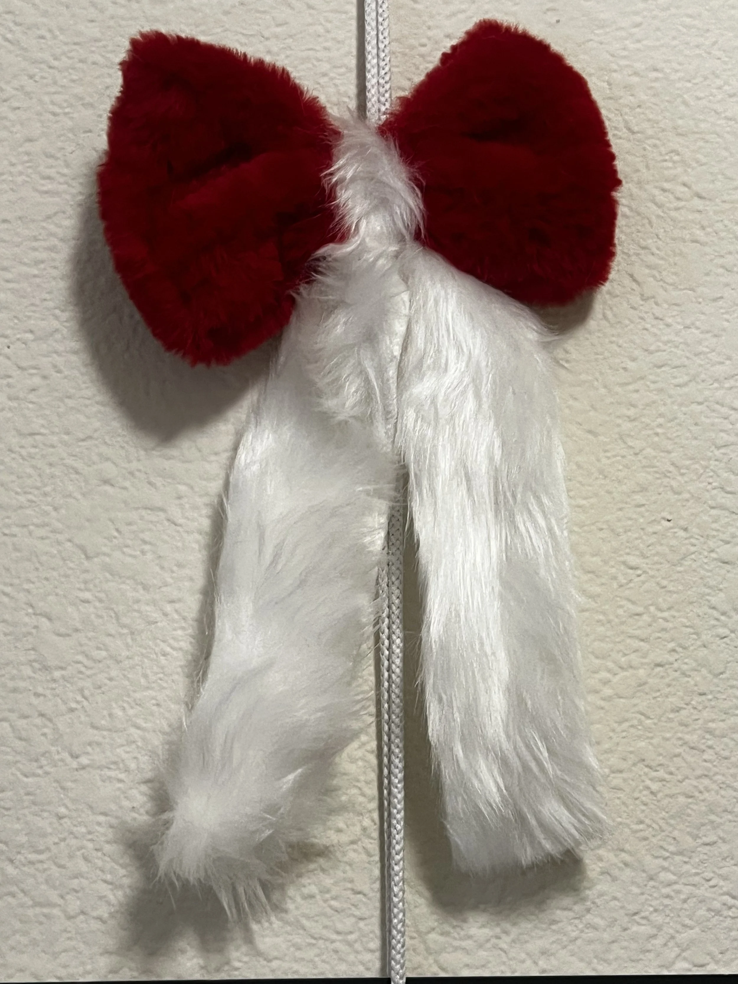 Red and White Fuzzy Bow.jpeg