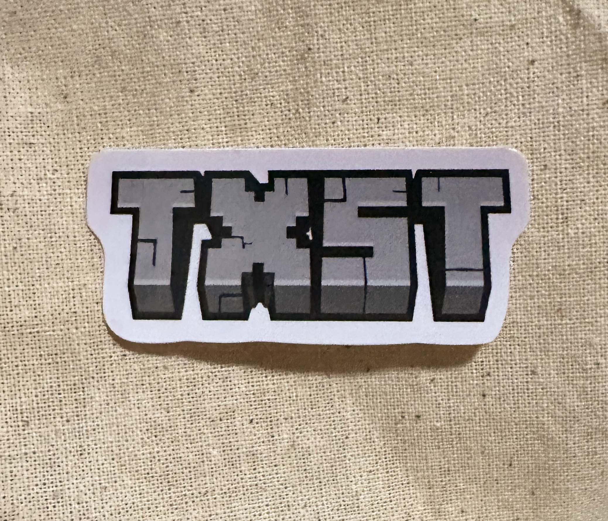 TEXAS STATE MINECRAFT STICKER