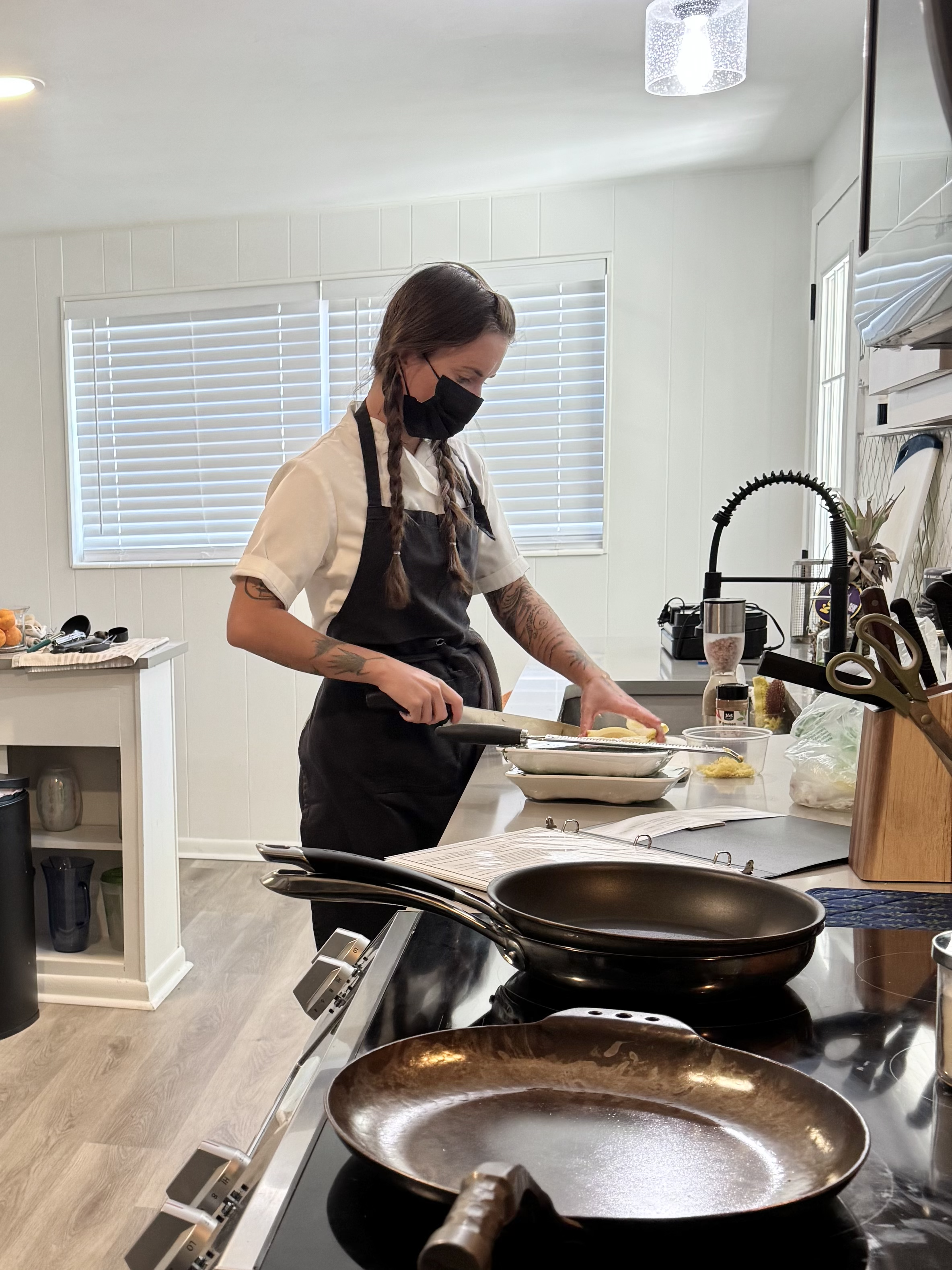 Chef Sam at a Meal Prep Service
