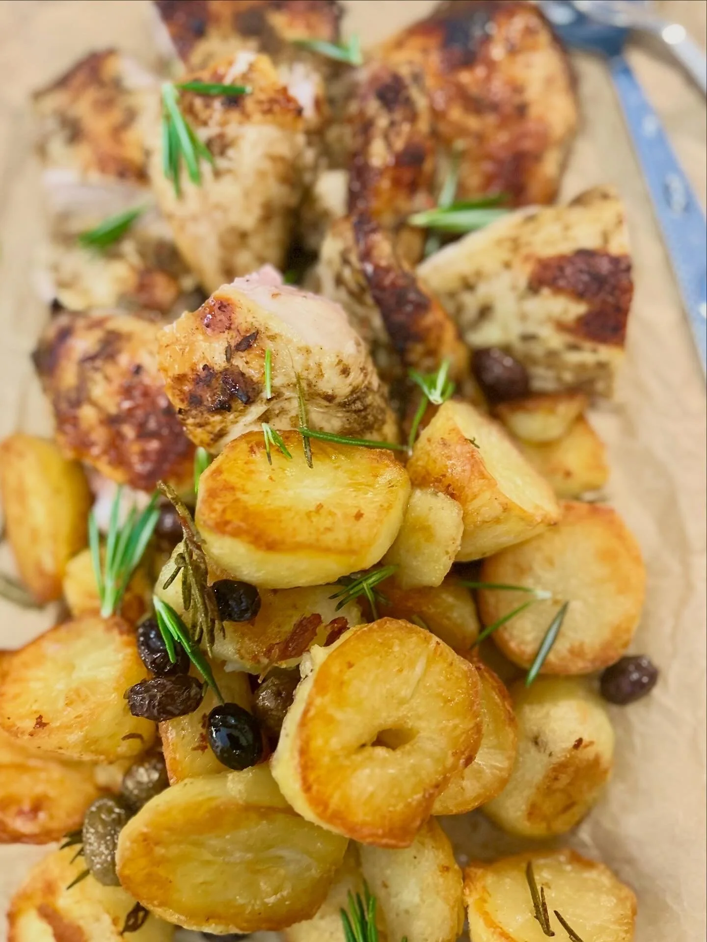 Jerk Chicken & Roasted Potatoes 