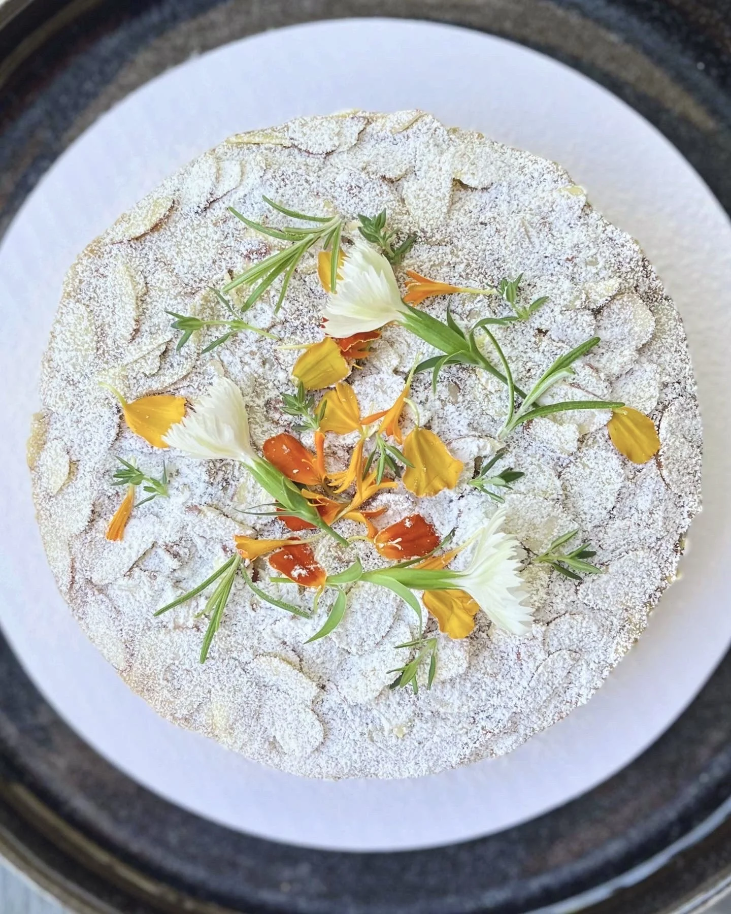 Rosemary, Almond & Apricot Cake