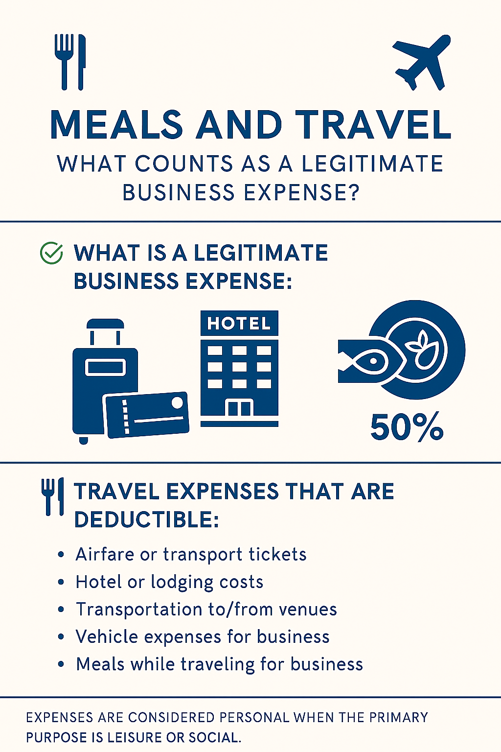 Meals and Travel: What Counts as a Legitimate Business Expense?