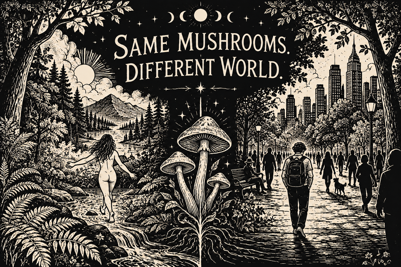 Set &amp; Setting, Part I: Same Mushrooms. Different World.
