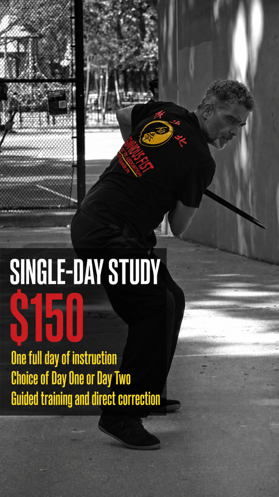 Single-Day Experience — $150