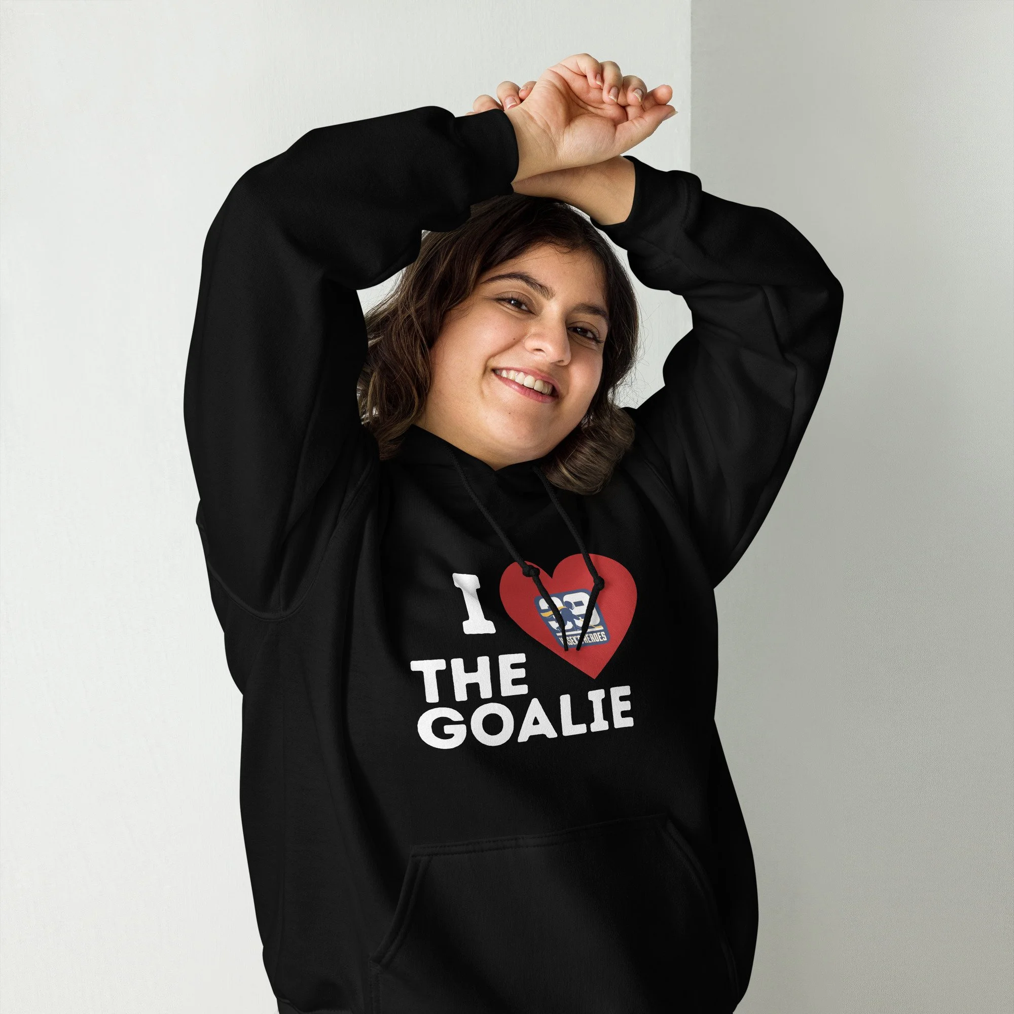 I love the Goalie Unisex Hoodie