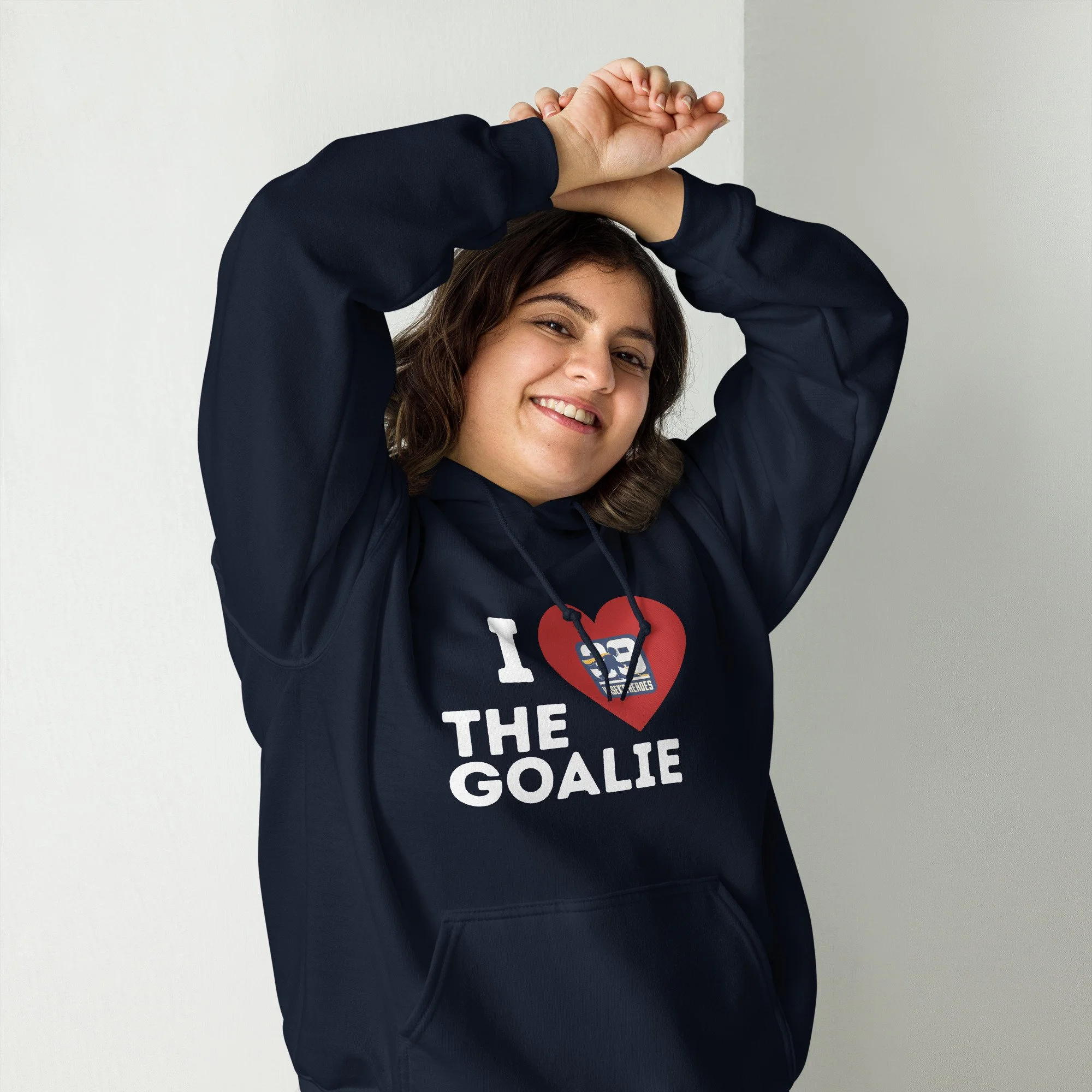 I love the Goalie Unisex Hoodie